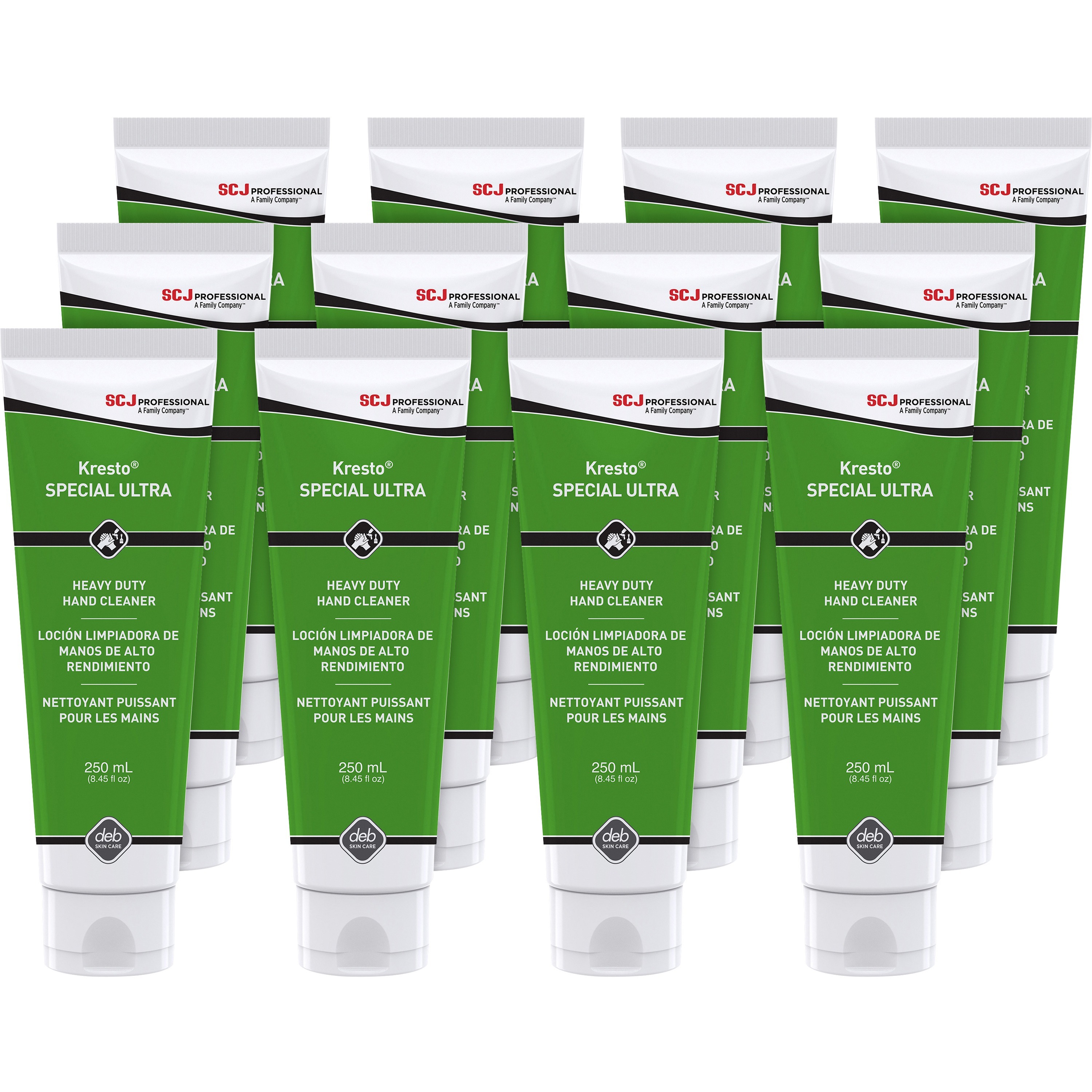 SC Johnson Kresto Special Ultra Hand Cleaner - 8.5 fl oz (250 mL) - Paint Remover - Hand, Industrial, Automotive - Brown - Soap-free, Heavy Duty, Odorless, Silicone-free - 12 / Carton SC Johnson Kresto Special Ultra Hand Cleaner - 8.5 fl oz (250 mL) - Paint Remover - Hand, Industrial, Automotive - Brown - Soap-free, Heavy Duty, Odorless, Silicone-free - 12 / Carton