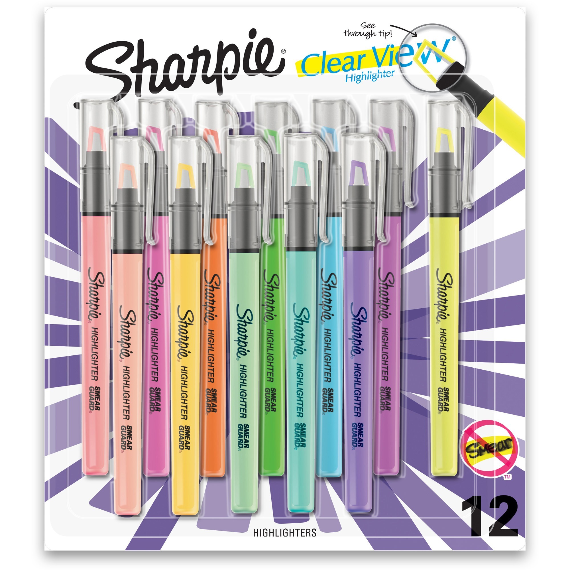 Clear View Highlighter by Sharpie SAN2149296 | OnTimeSupplies.com