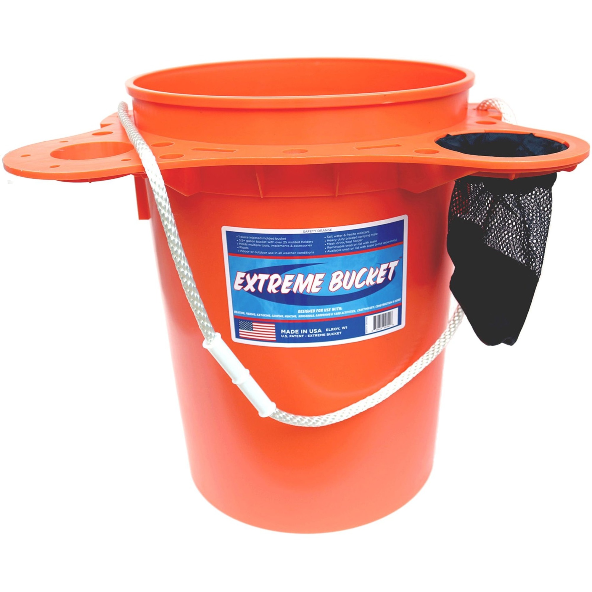 My Bucket Extreme Bucket - 5.50 gal - Plastic - Orange - 1 Each My Bucket Extreme Bucket - 5.50 gal - Plastic - Orange - 1 Each