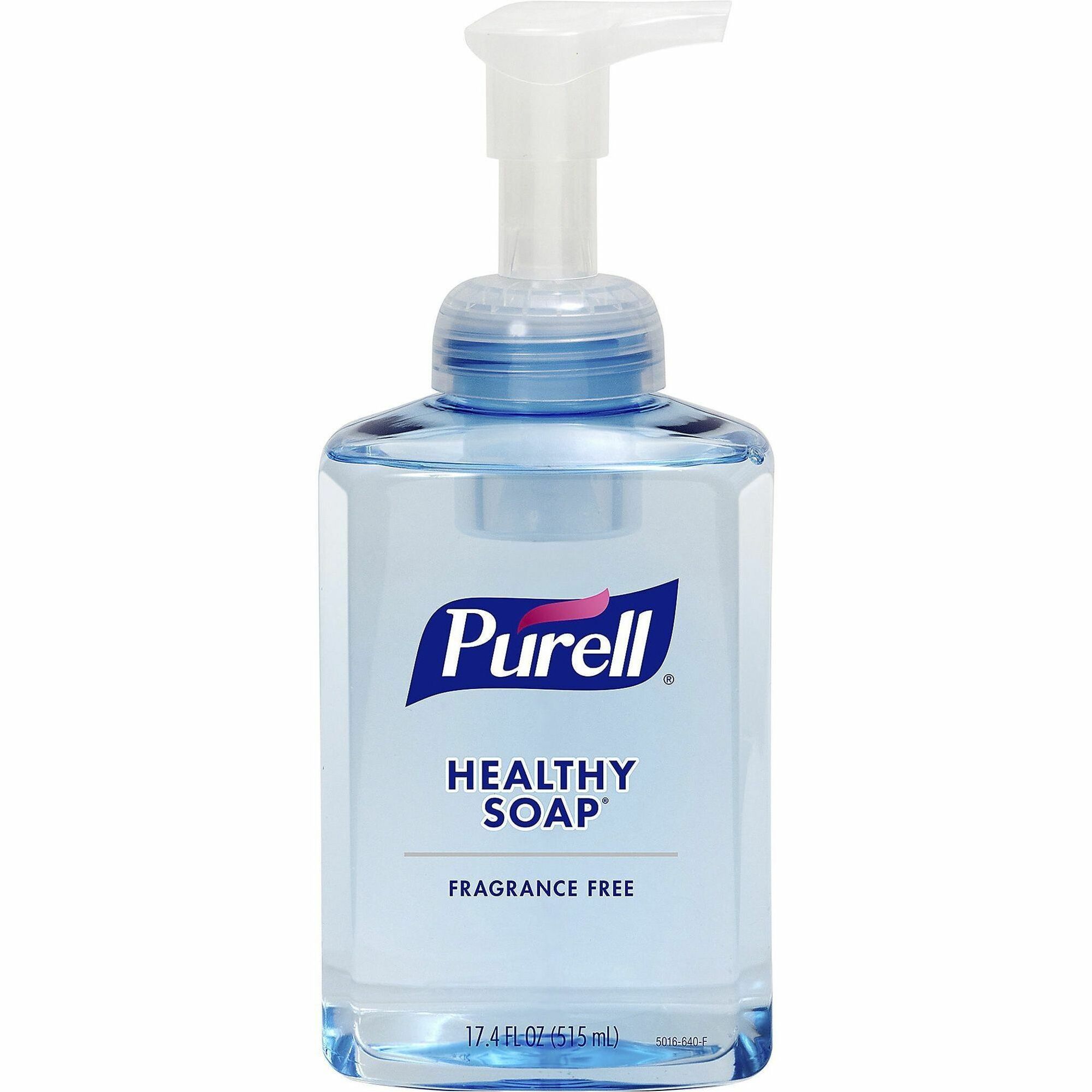 PURELL HEALTHY SOAP Gentle & Free Foam - 1.09 lb - Pump Dispenser - Dirt Remover, Kill Germs - Hand, Skin - Moisturizing - Clear - Phthalate-free, Paraben-free, Non-irritating, Non-foaming, Fragrance-free, Antibacterial-free, Dye-free, Triclosan PURELL HEALTHY SOAP Gentle & Free Foam - 1.09 lb - Pump Dispenser - Dirt Remover, Kill Germs - Hand, Skin - Moisturizing - Clear - Phthalate-free, Paraben-free, Non-irritating, Non-foaming, Fragrance-free, Antibacterial-free, Dye-free, Triclosan