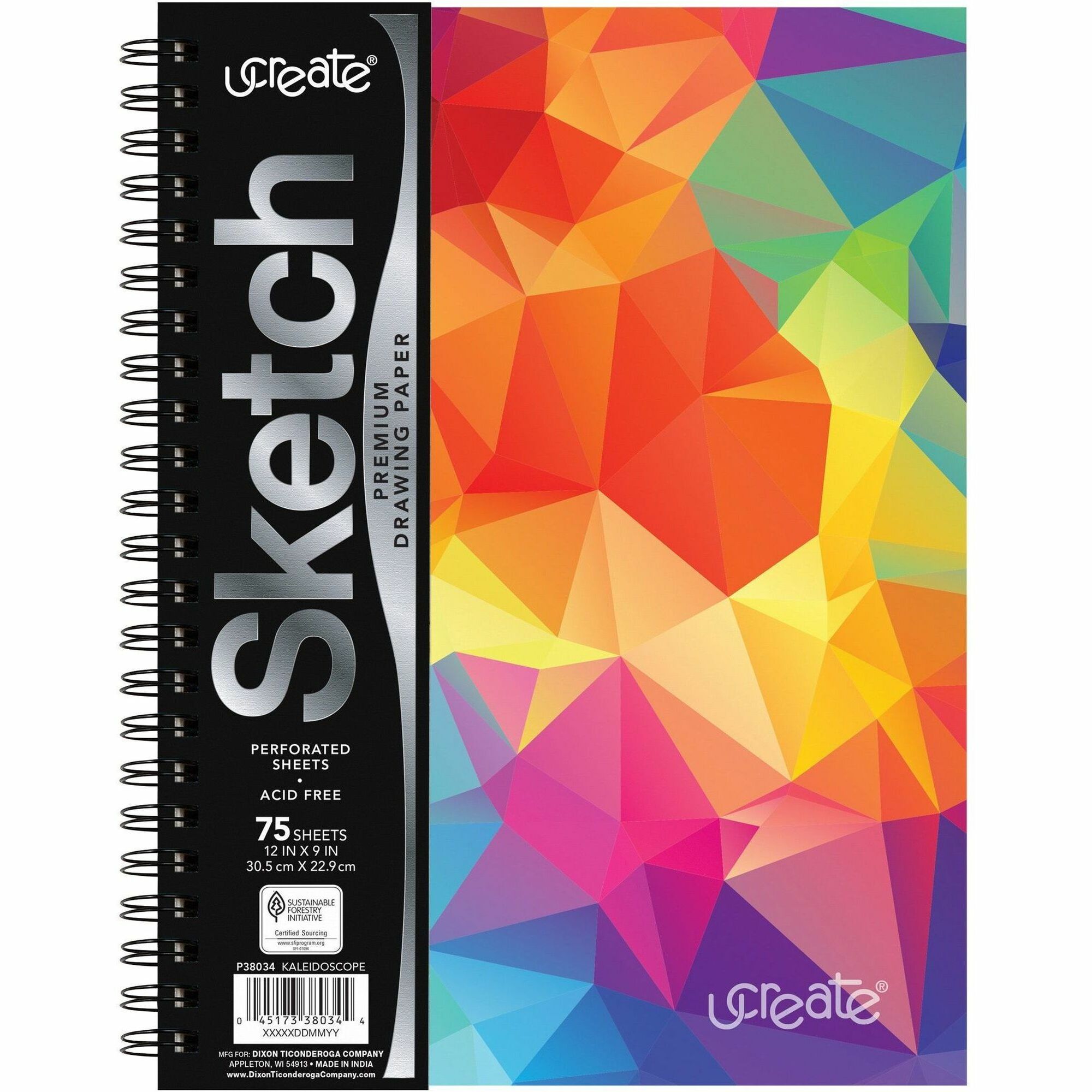 Pacon Fashion Sketch Book - 75 Pages - Spiral - 120 g/m2 Grammage - 9 Pacon Fashion Sketch Book - 75 Pages - Spiral - 120 g/m2 Grammage - 9