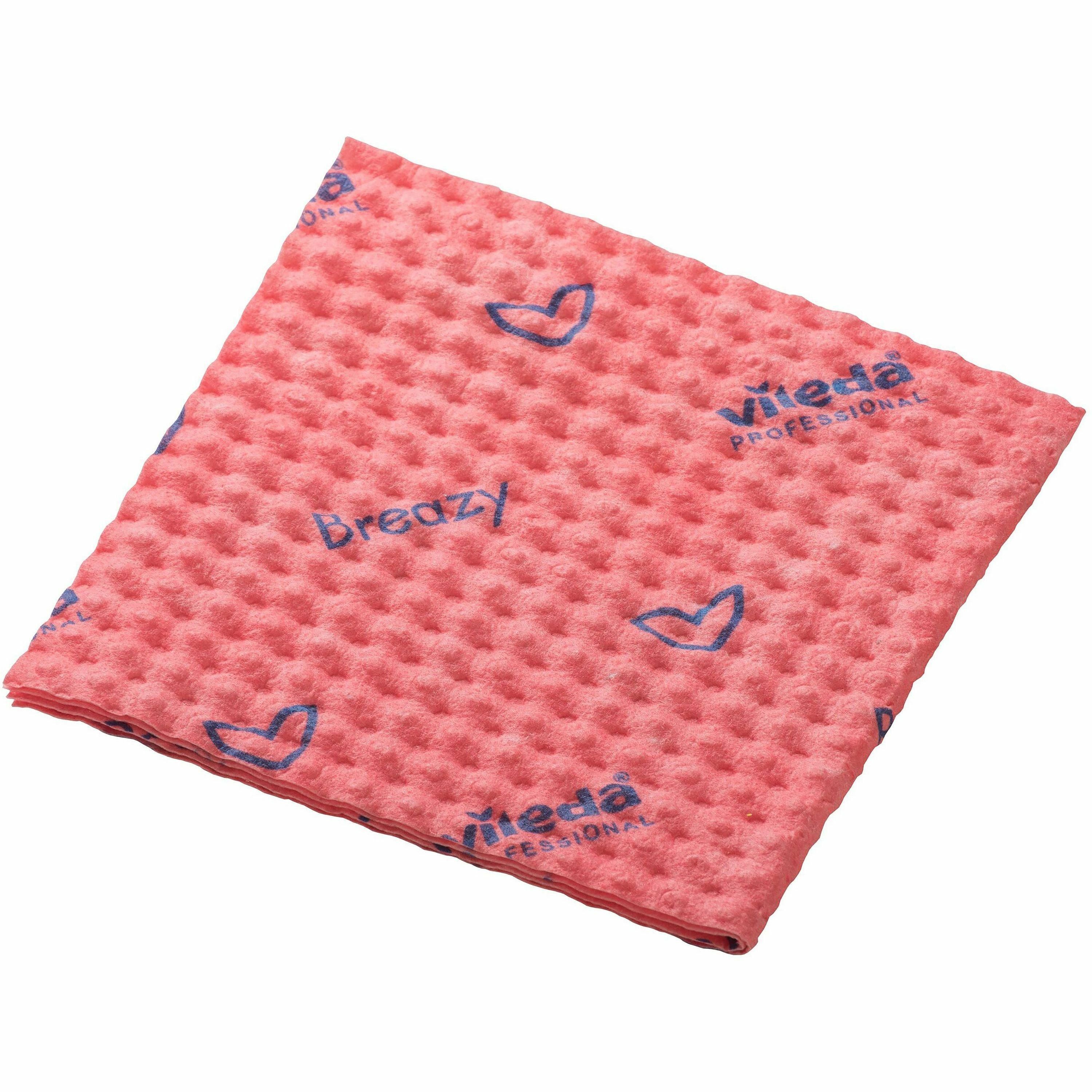 Vileda Professional Breazy Microfiber Cloths - 13.78 Vileda Professional Breazy Microfiber Cloths - 13.78