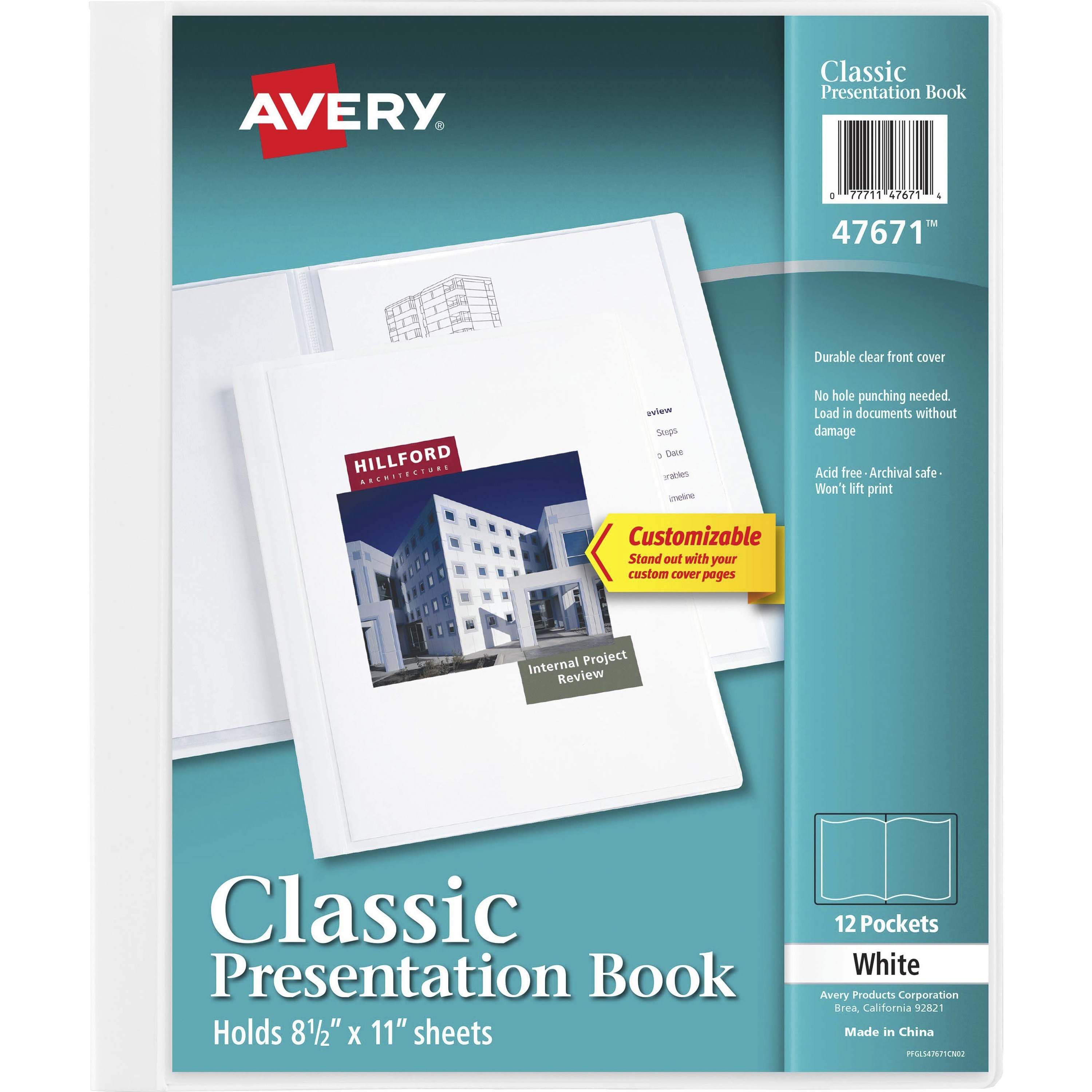 Avery Flexi-View Presentation Book - Letter - 8 1/2 Avery Flexi-View Presentation Book - Letter - 8 1/2