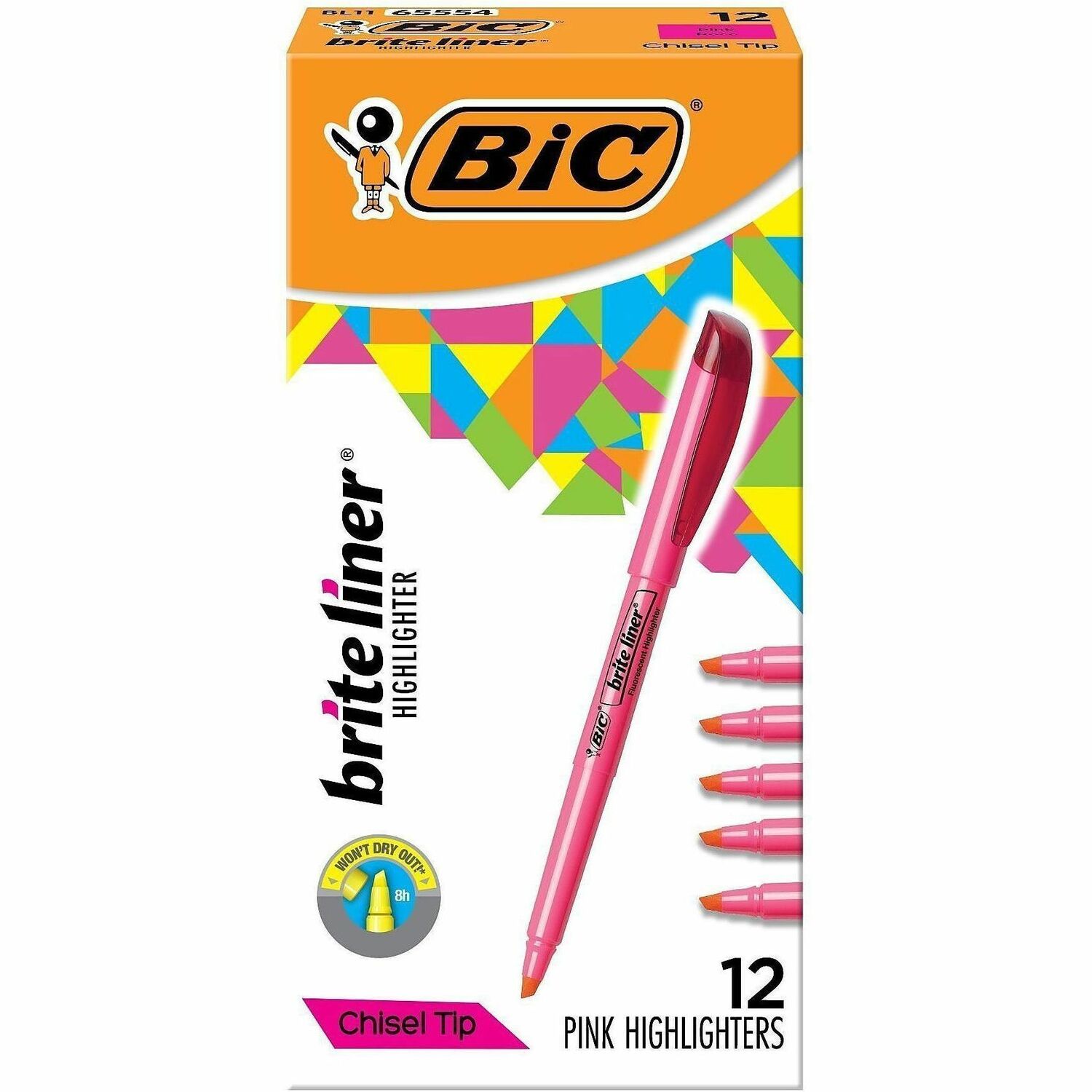Brite Liner Highlighters by BIC® BICBL11PK | OnTimeSupplies.com