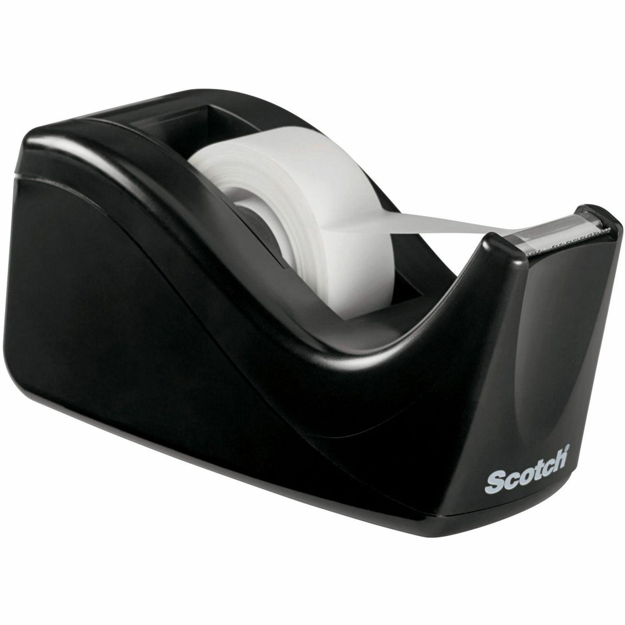 Two-tone Desktop Office Tape Dispenser by Scotch MMMC60BK