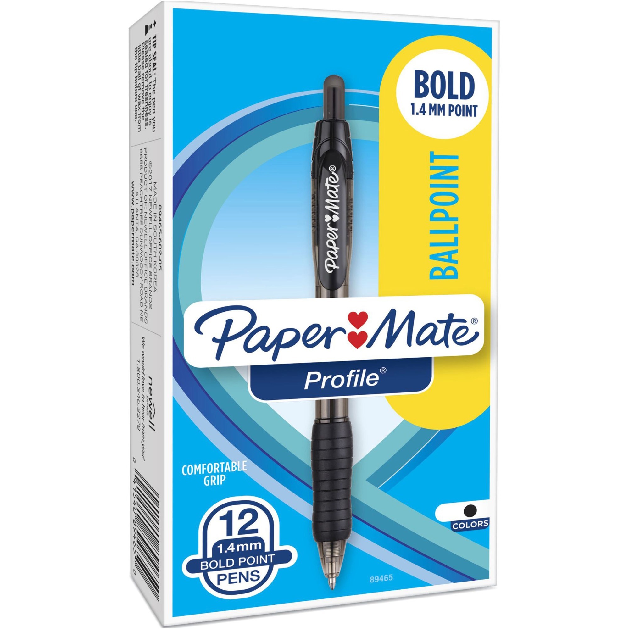 Retractable Profile Ballpoint Pens by Paper Mate PAP89465A