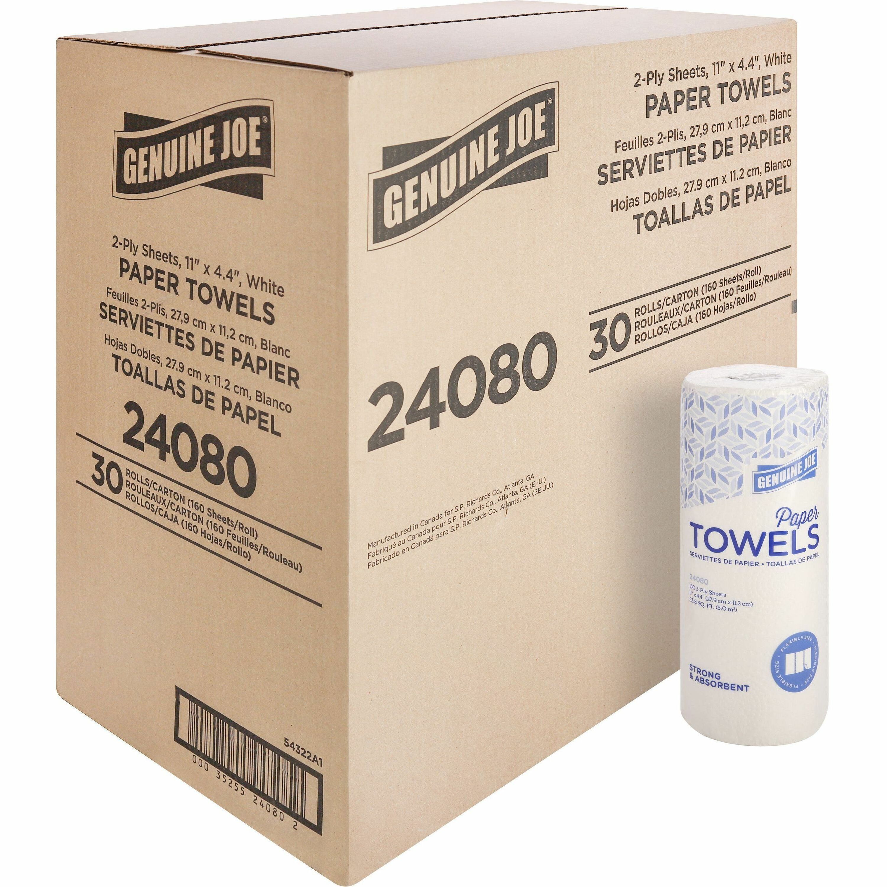 Kitchen Roll Flexible Size Towels by Genuine Joe GJO24080