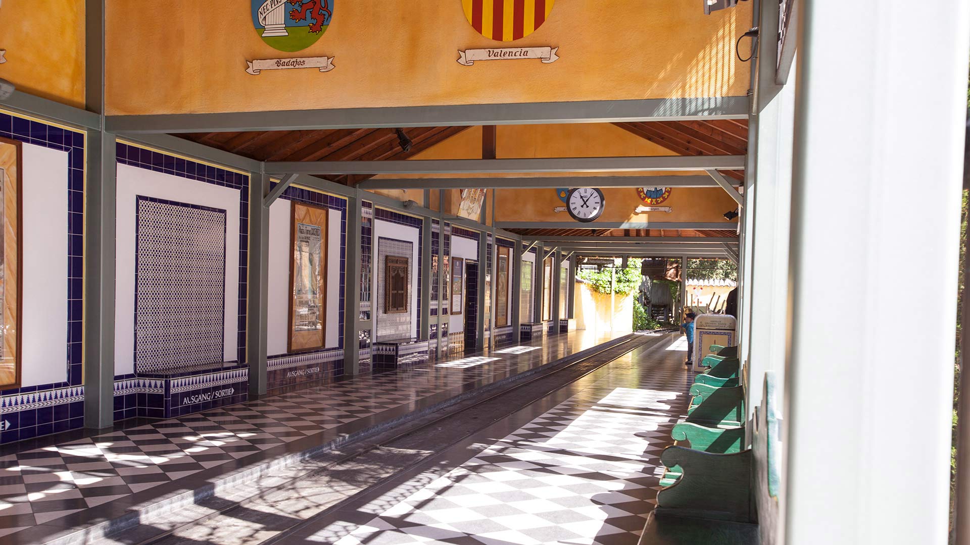 Panorama Train Station Spain