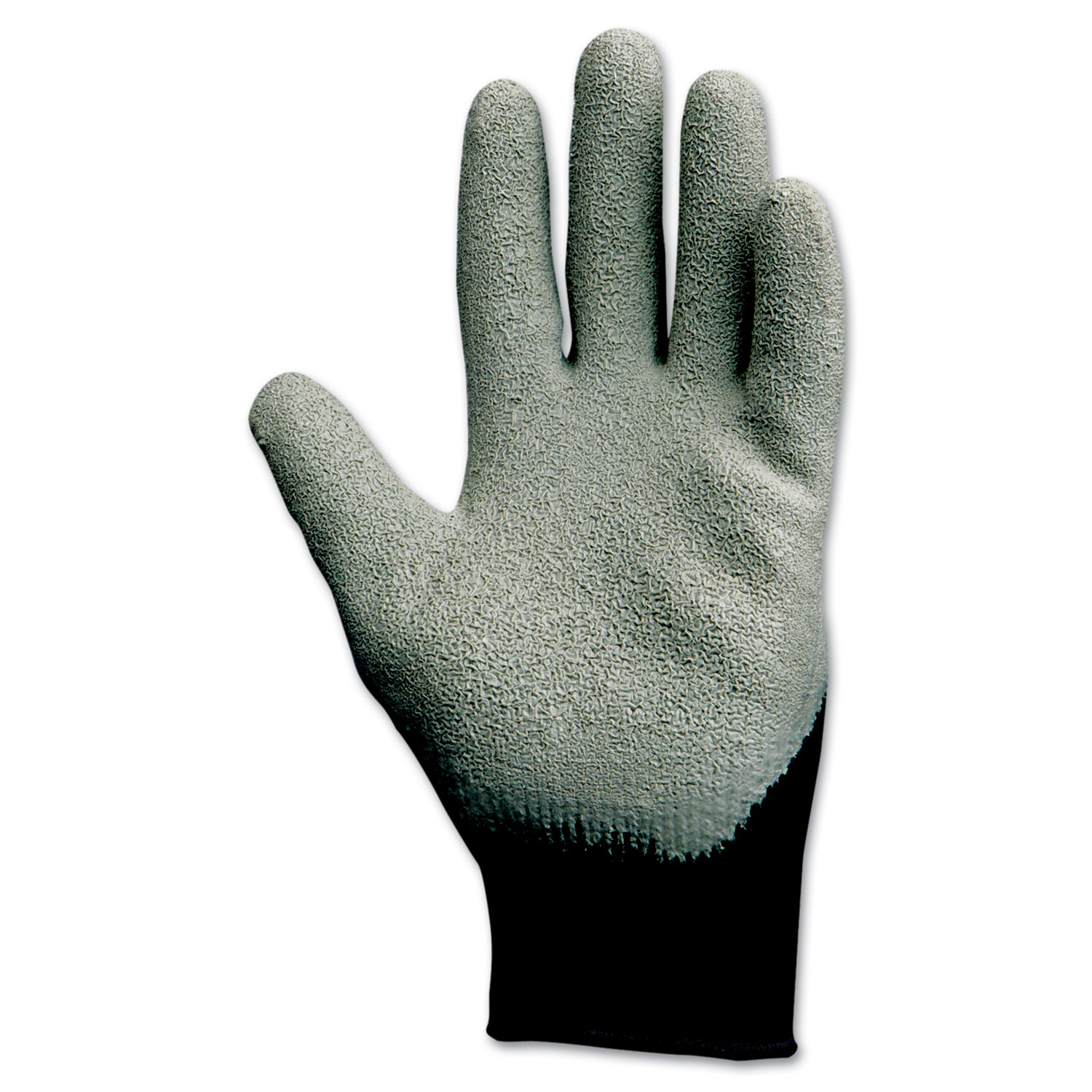 G40 Latex Coated Poly-Cotton Gloves, 250 mm Length, Large/Size 9, Gray, 12 Pairs G40 Latex Coated Poly-Cotton Gloves, 250 mm Length, Large/Size 9, Gray, 12 Pairs