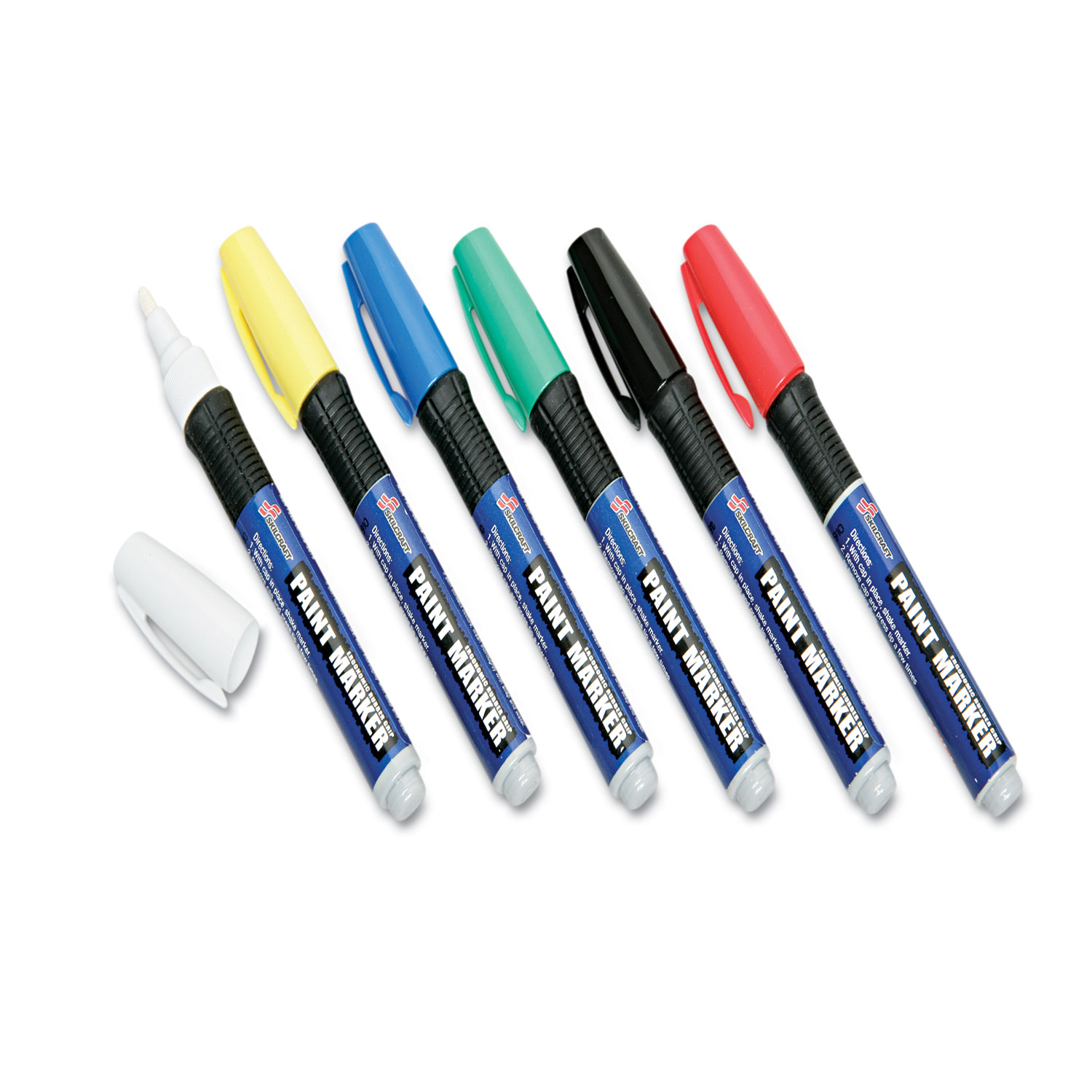 Sharpie Paint Markers Medium Point Assorted Colors Pack Of 5