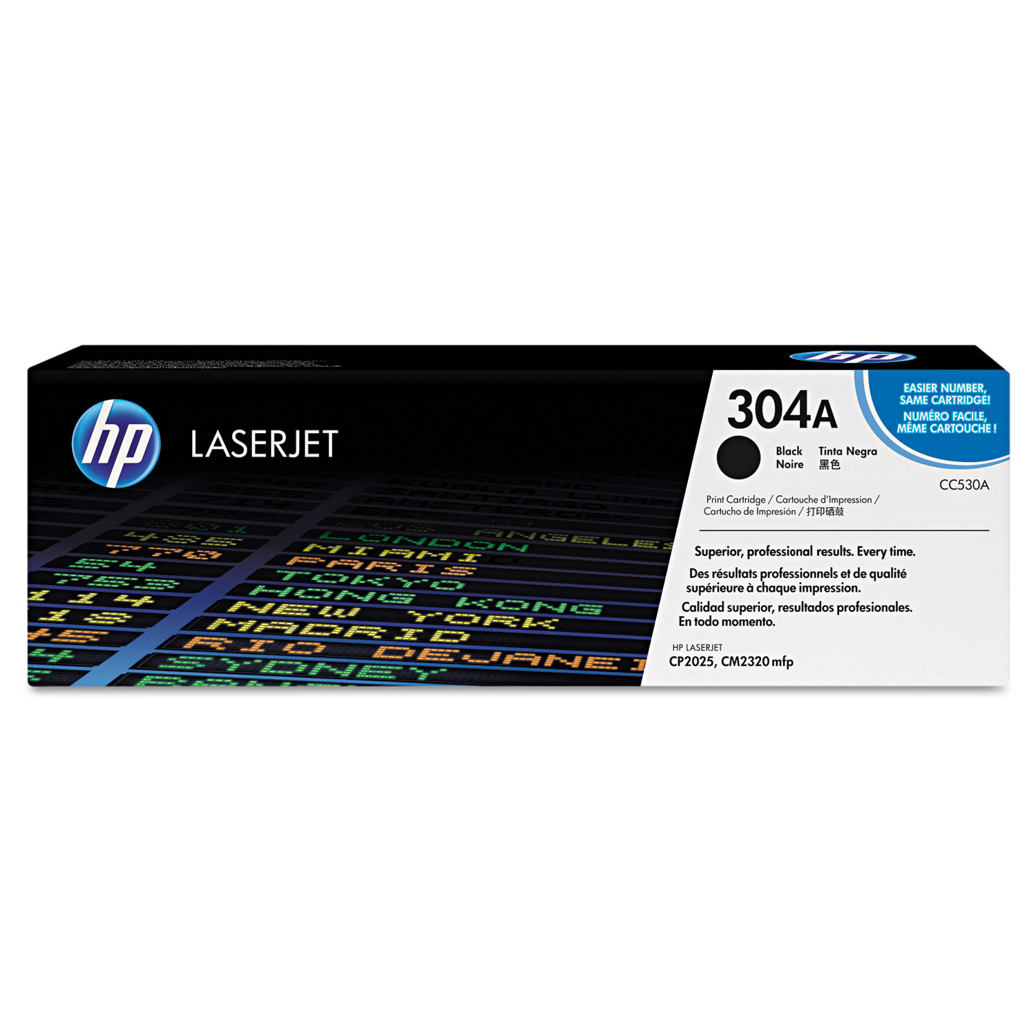 HP 304A, (CC530A-G) Black Original LaserJet Toner for US Government HP 304A, (CC530A-G) Black Original LaserJet Toner for US Government