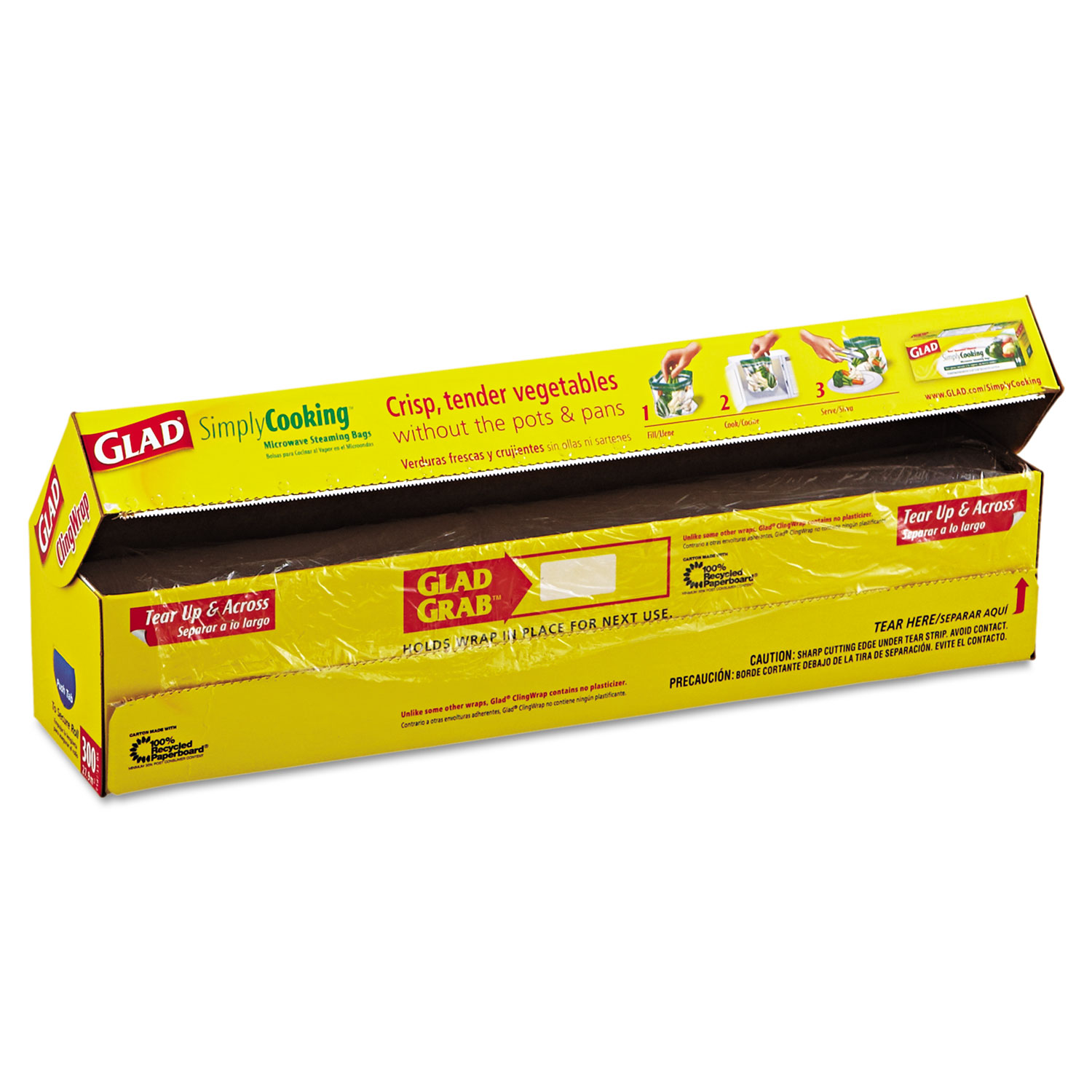 Glad Press'n Seal Plastic Food Wrap (140 sq. ft/roll 2 rolls