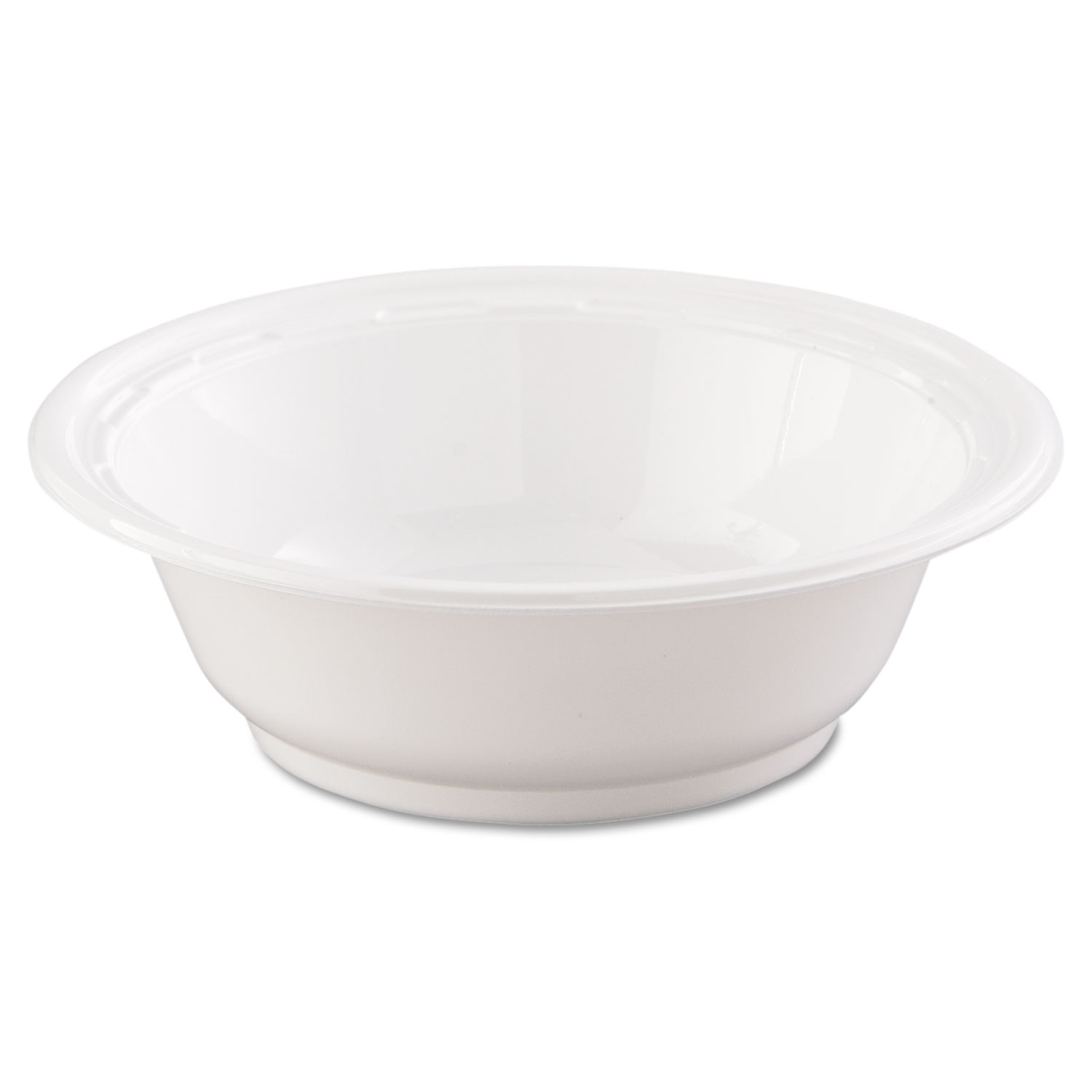 Famous Service Plastic Dinnerware, Bowl, 12 oz, White, 125/Pack, 8 Packs/Carton Famous Service Plastic Dinnerware, Bowl, 12 oz, White, 125/Pack, 8 Packs/Carton