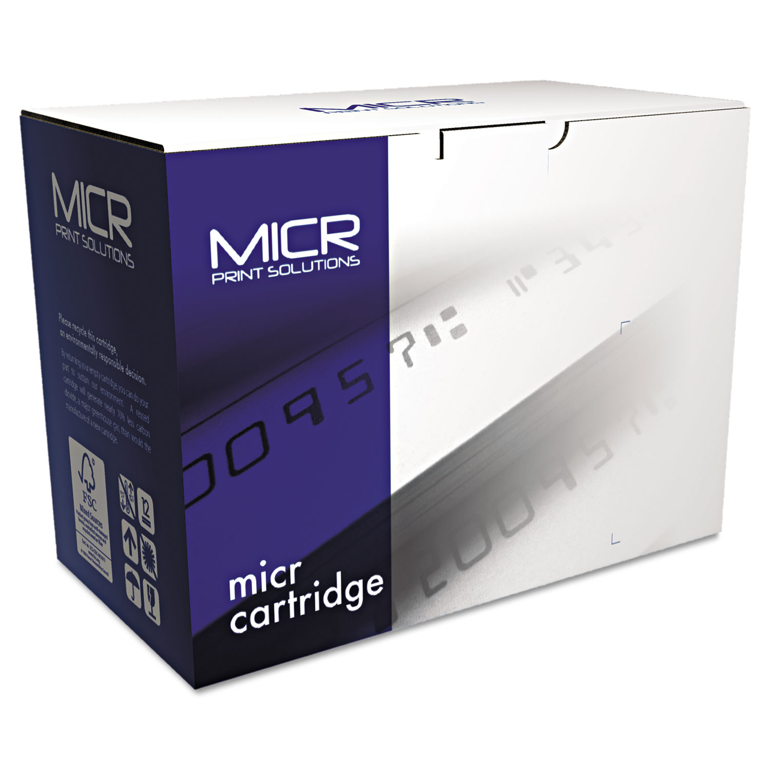 Compatible CE278A(M) (78AM) MICR Toner, 2,100 Page-Yield, Black