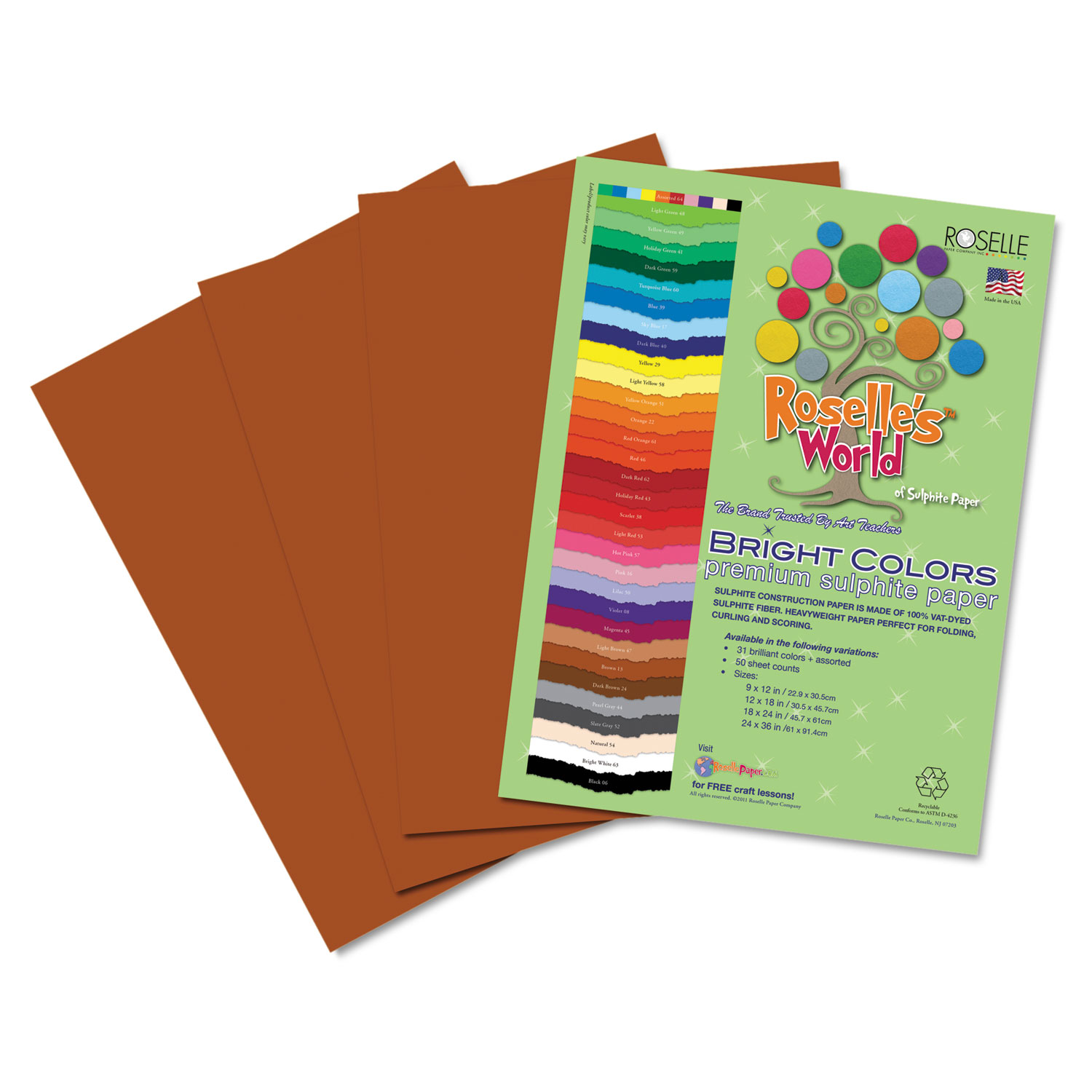 Tru-ray Sulphite Extra Large Construction Paper, 24 X 36 Inches