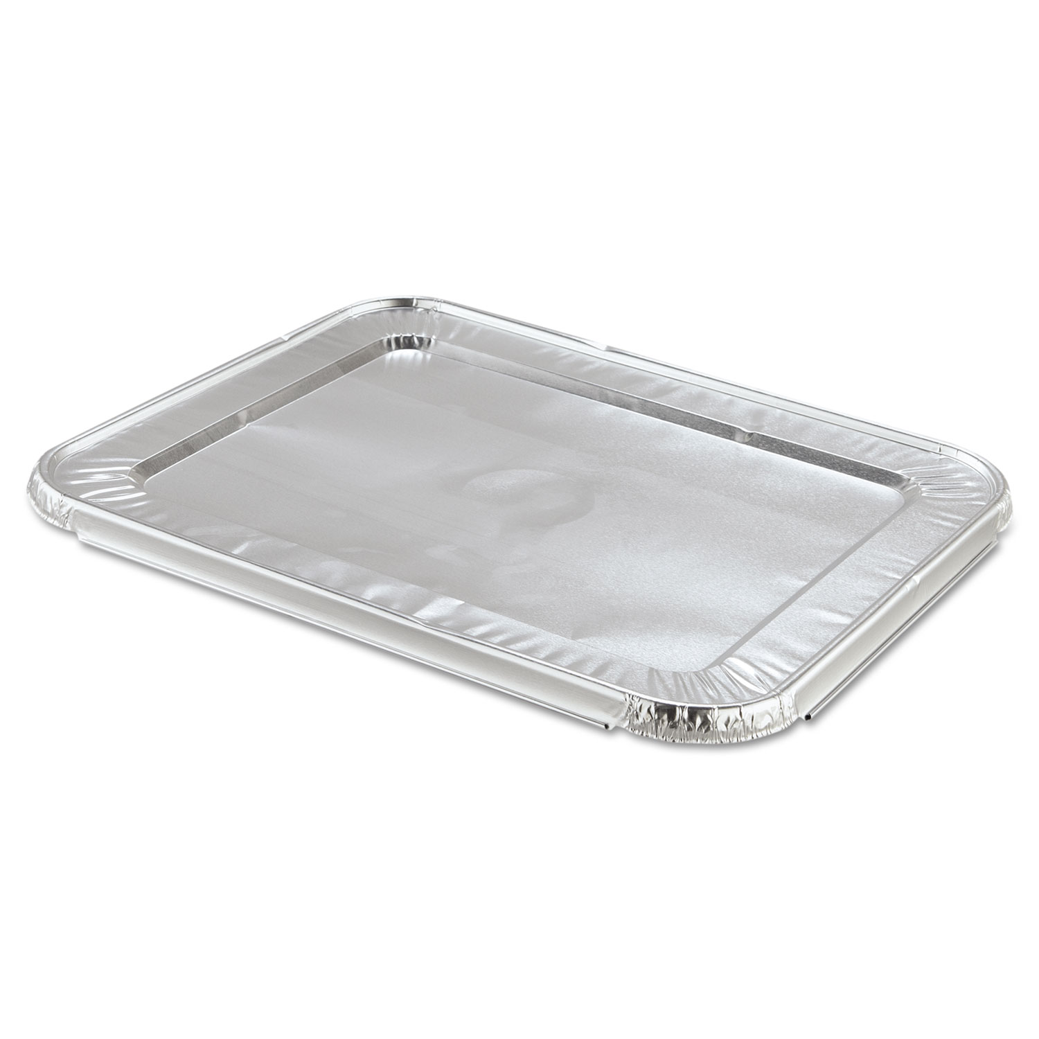 Steam Pan Foil Lids, Fits Half-Size Pan, 12.81 x 10.44, 100/Carton Steam Pan Foil Lids, Fits Half-Size Pan, 12.81 x 10.44, 100/Carton