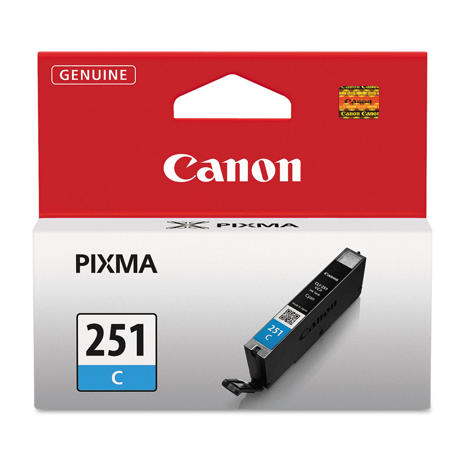 6514B001 (CLI-251) ChromaLife100+ Ink, 304 Page-Yield, Cyan 6514B001 (CLI-251) ChromaLife100+ Ink, 304 Page-Yield, Cyan