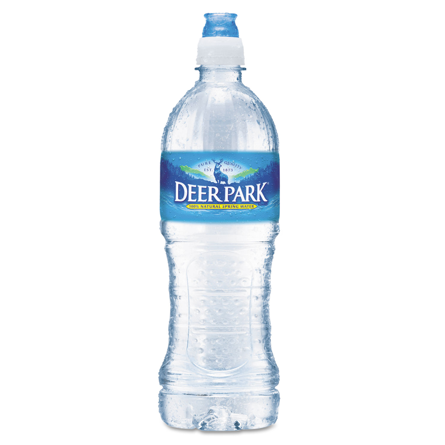 Deer Park Natural Spring Water, 8 oz Bottle, 48 Bottles-carton