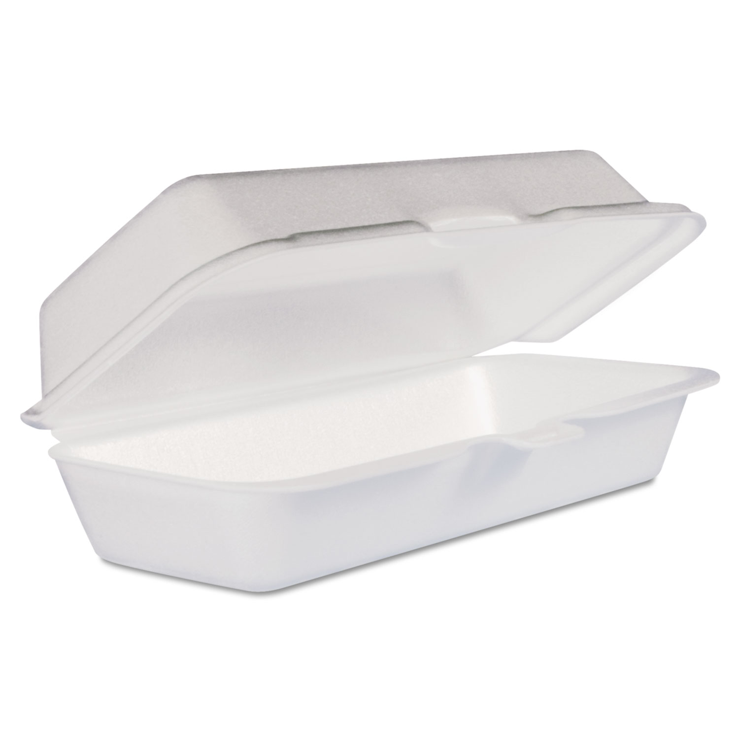 STYROFOAM HINGED LID CONTAINERS