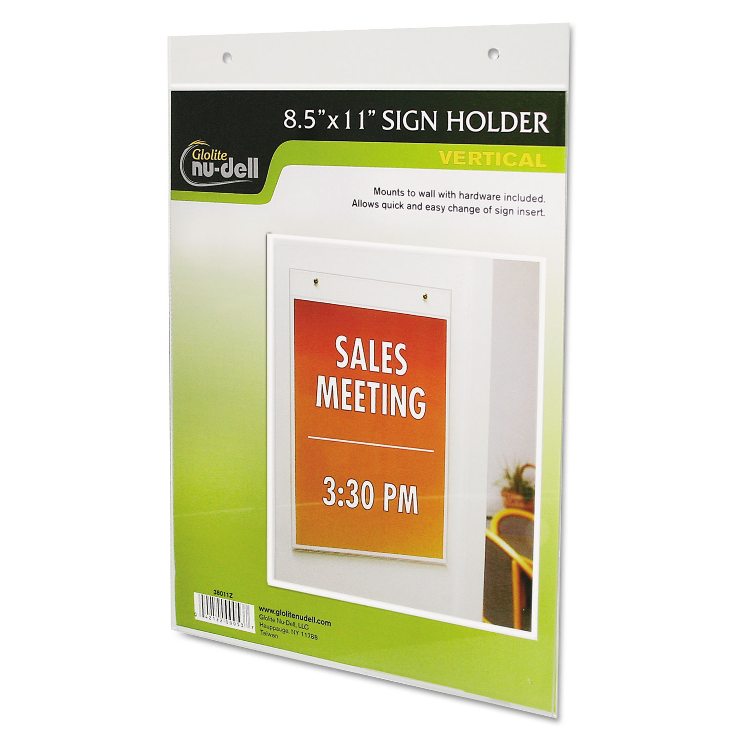Clear Plastic Sign Holder by NuDell™ NUD38011Z