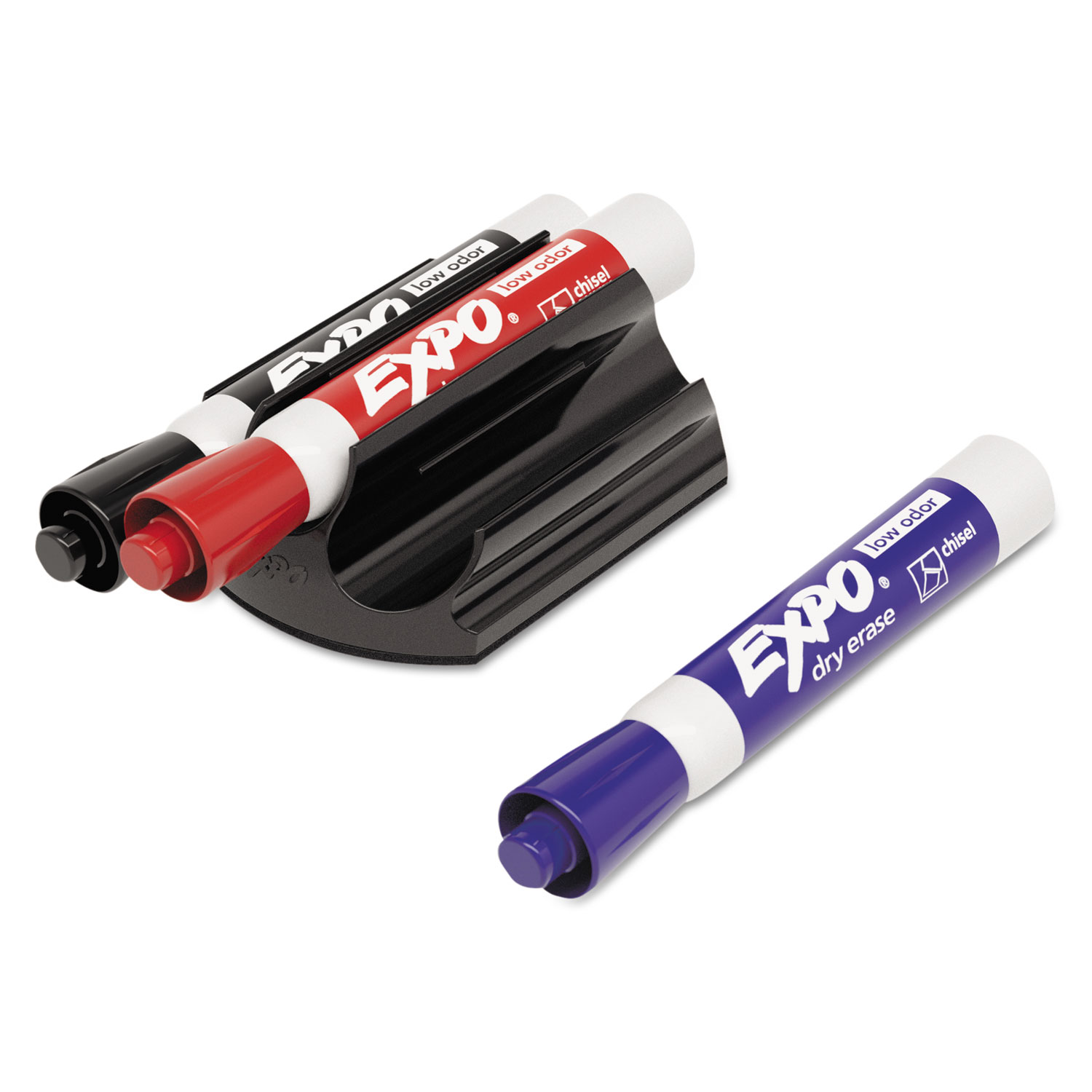  Expo Magnetic Dry Erase Markers with Eraser, Chisel