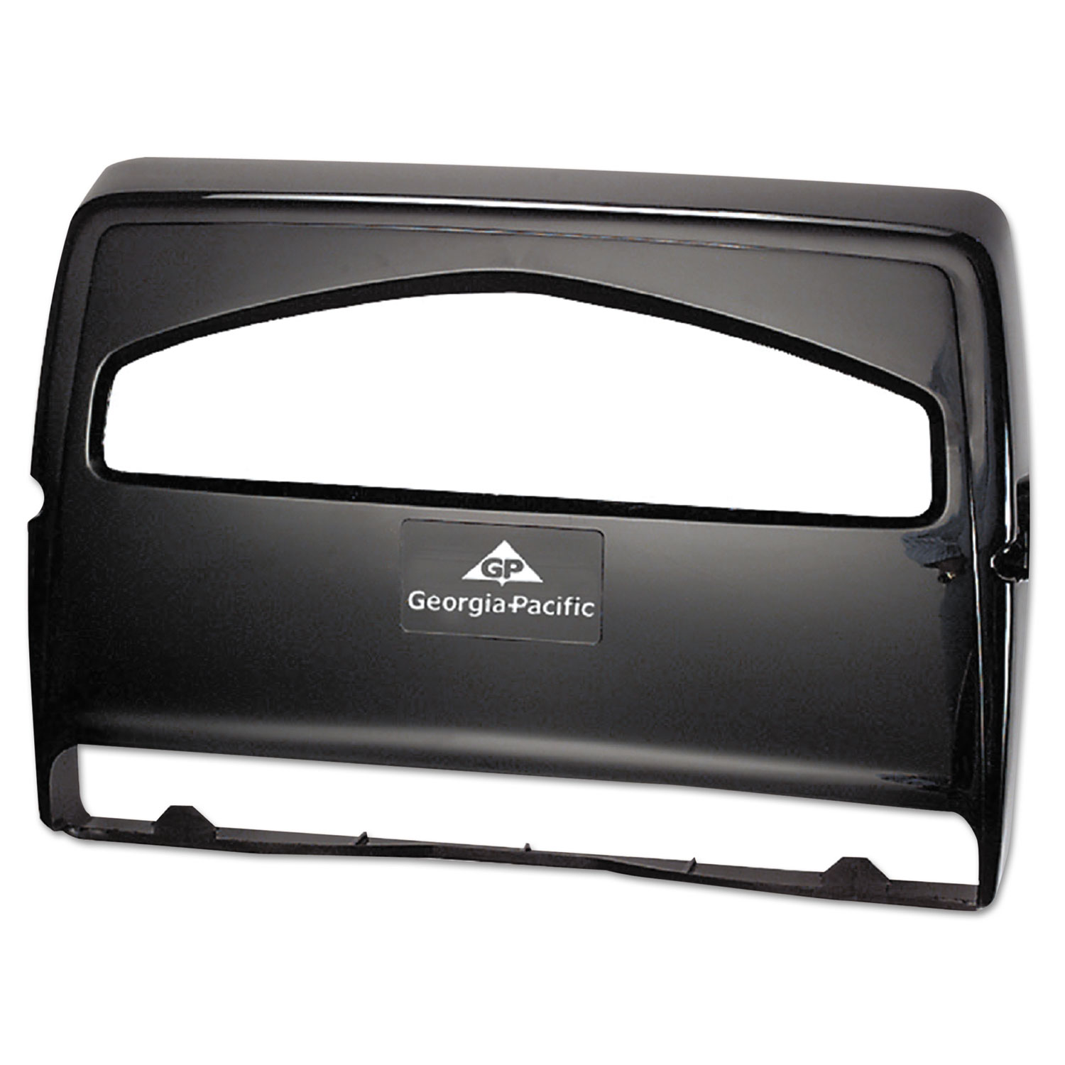Safe-T-Gard Toilet Seat Cover Dispenser, Half-Fold, 16.38 x 2.5 x 11.75, Black Safe-T-Gard Toilet Seat Cover Dispenser, Half-Fold, 16.38 x 2.5 x 11.75, Black