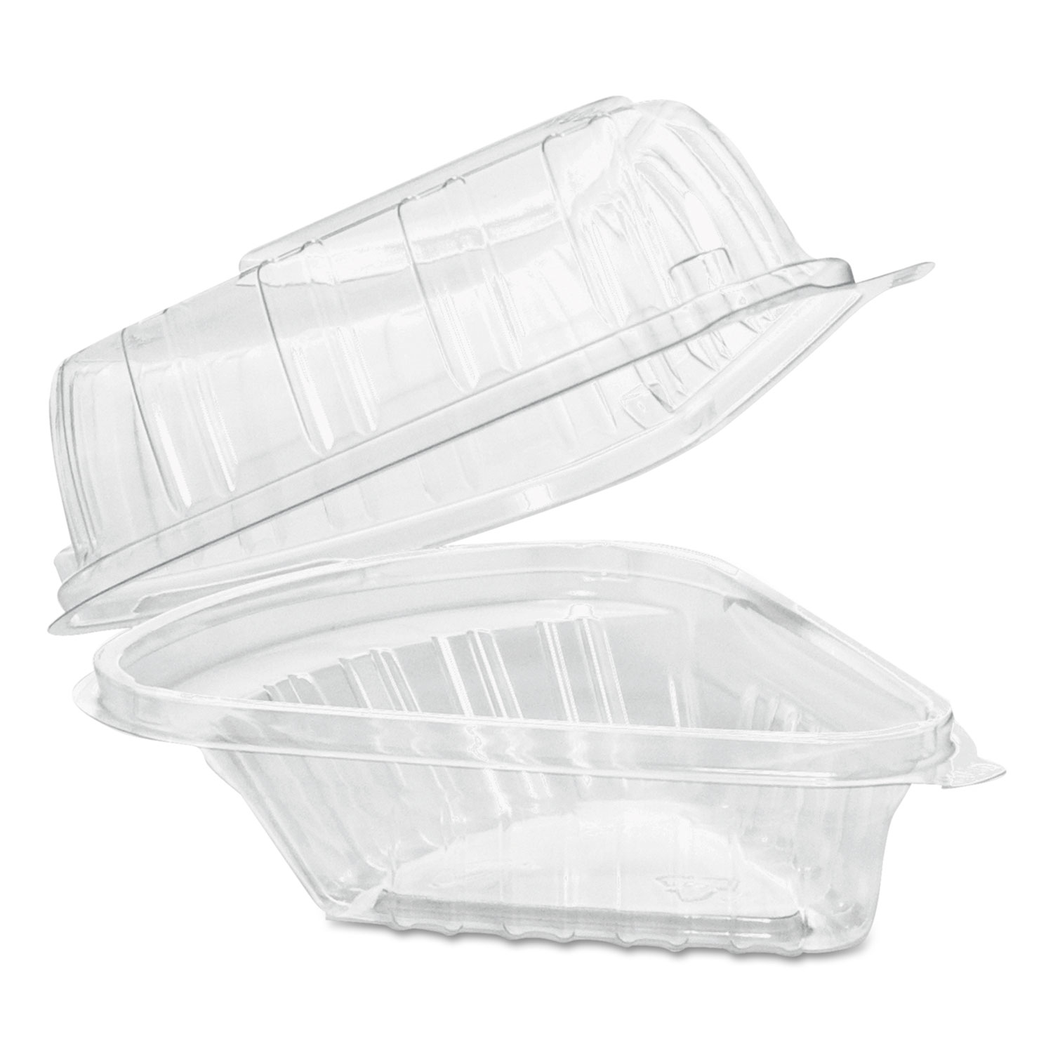 125-Pack) 6 x 6 x 3 Clear Hinged Lid Plastic Takeout To Go Box Container  New