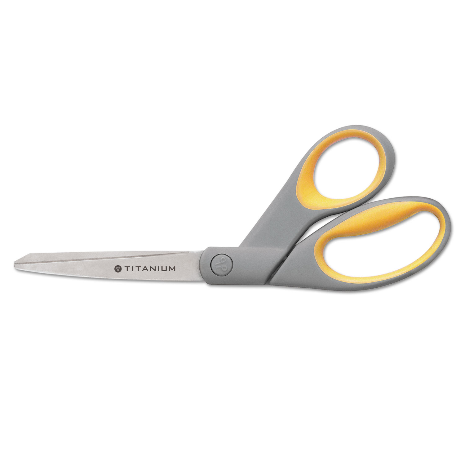 Westcott Titanium Bonded 8 Bent Scissors with Soft Grip Handles