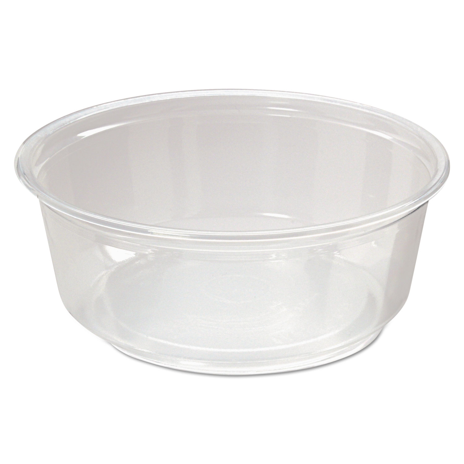 Fabri-Kal Microwavable Deli Containers, 8oz, Clear, 500/Carton