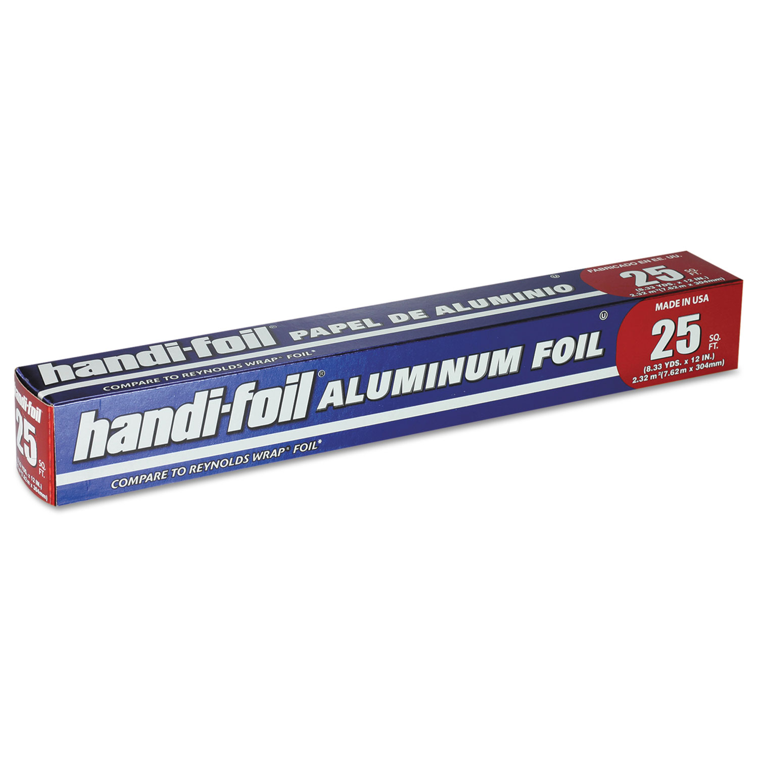 HFA Handi-foil Retail Roll Foil - 12 X 25' Standard, 24 / cs