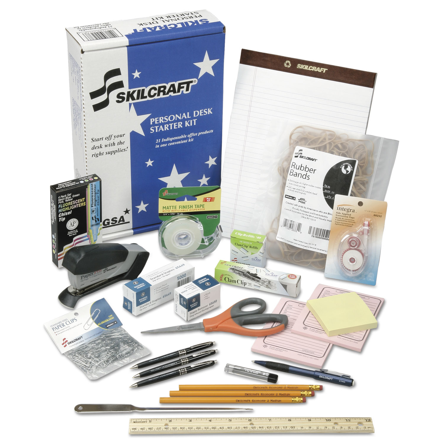 Office supplies sample kits