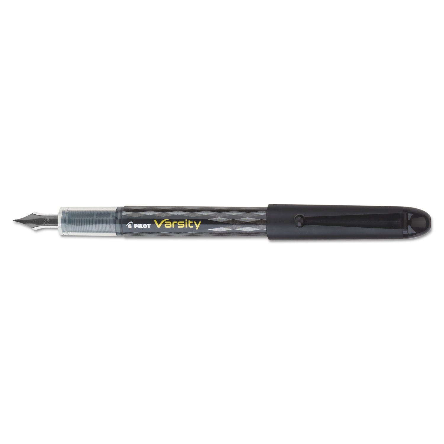 Pilot Varsity Disposable Fountain Pen Medium Point Black Barrel Black Ink -  Office Depot