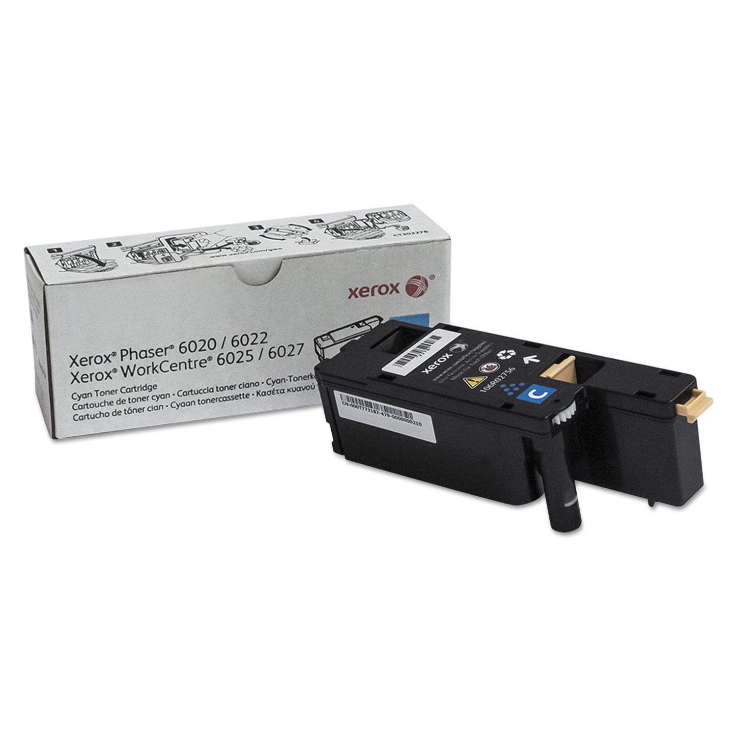 106R02756 Toner, 1,000 Page-Yield, Cyan 106R02756 Toner, 1,000 Page-Yield, Cyan