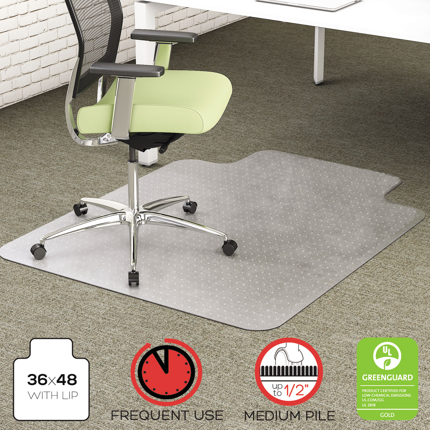 Deflecto Earth Source Hard Floor Chair Mat