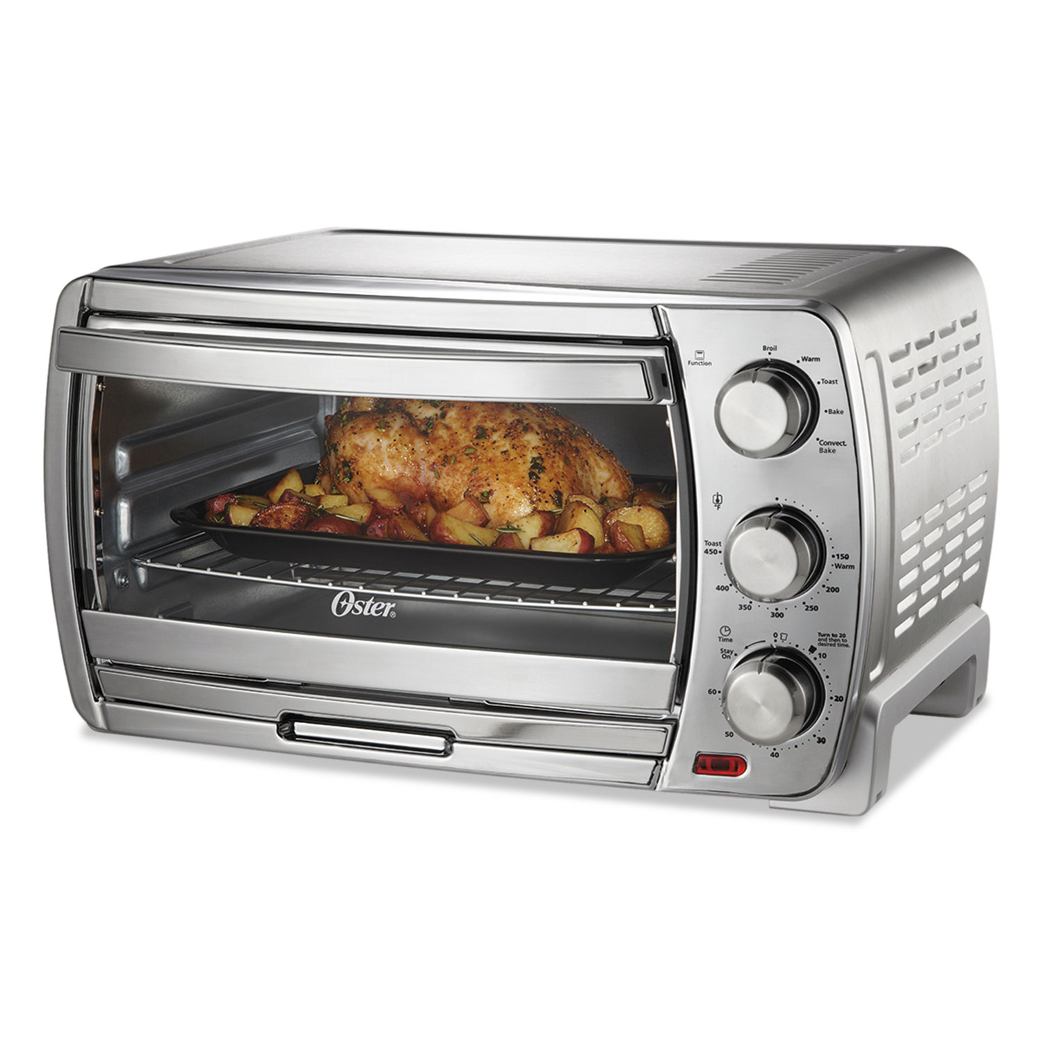 Oster Extra Large Digital Countertop Oven, 21.65 x 19.2 x 12.91, Stainless  Steel