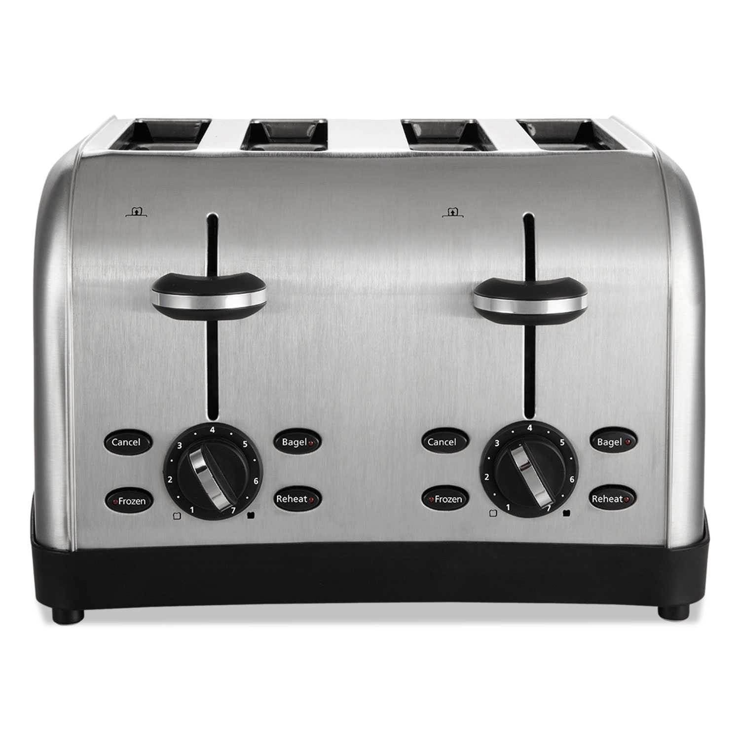 Oster Stainless Steel Long Slot 4 Slice Pop Up Toaster Silver