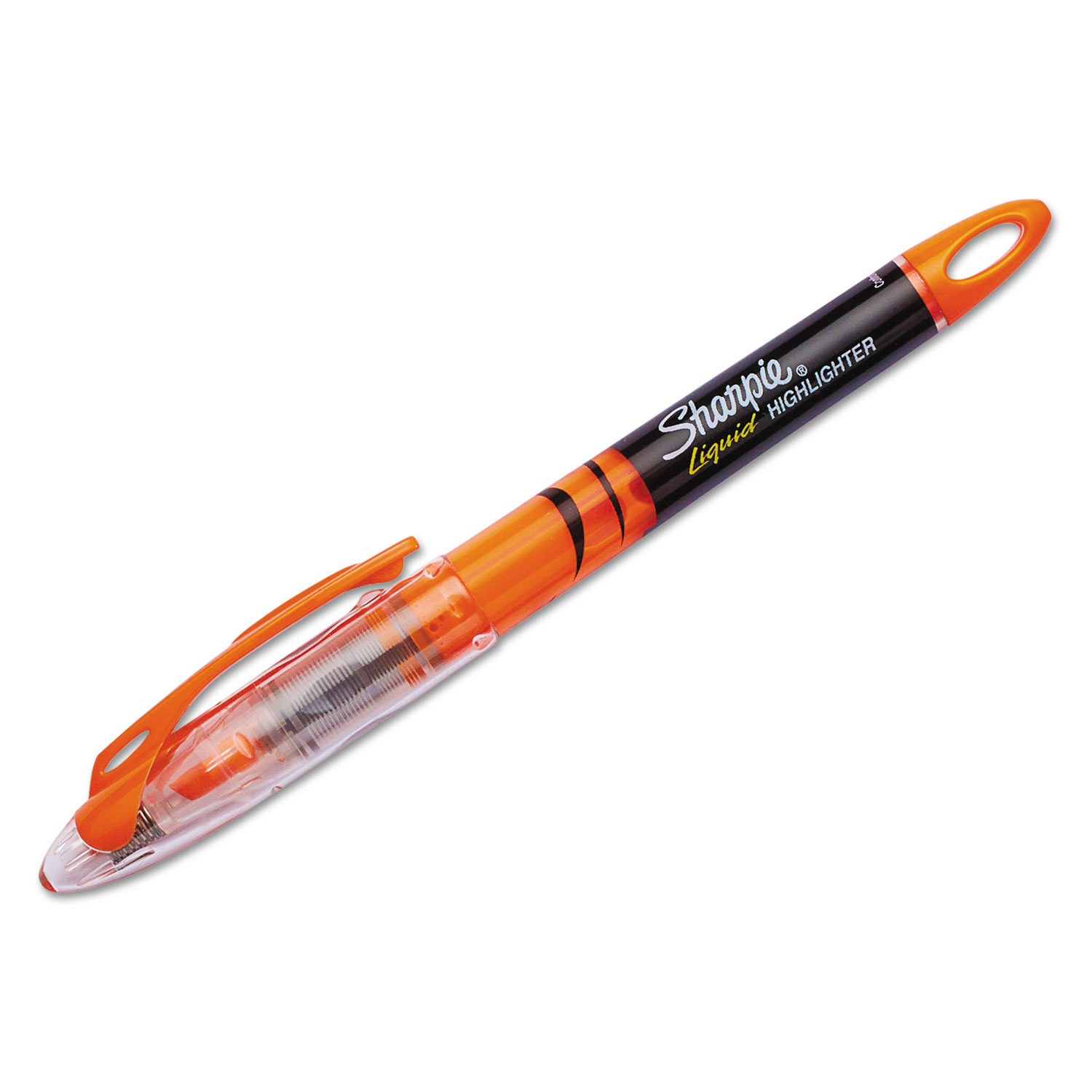 Sharpie Liquid Pen Style Highlighters, Chisel Tip, Fluorescent Orange, Dozen