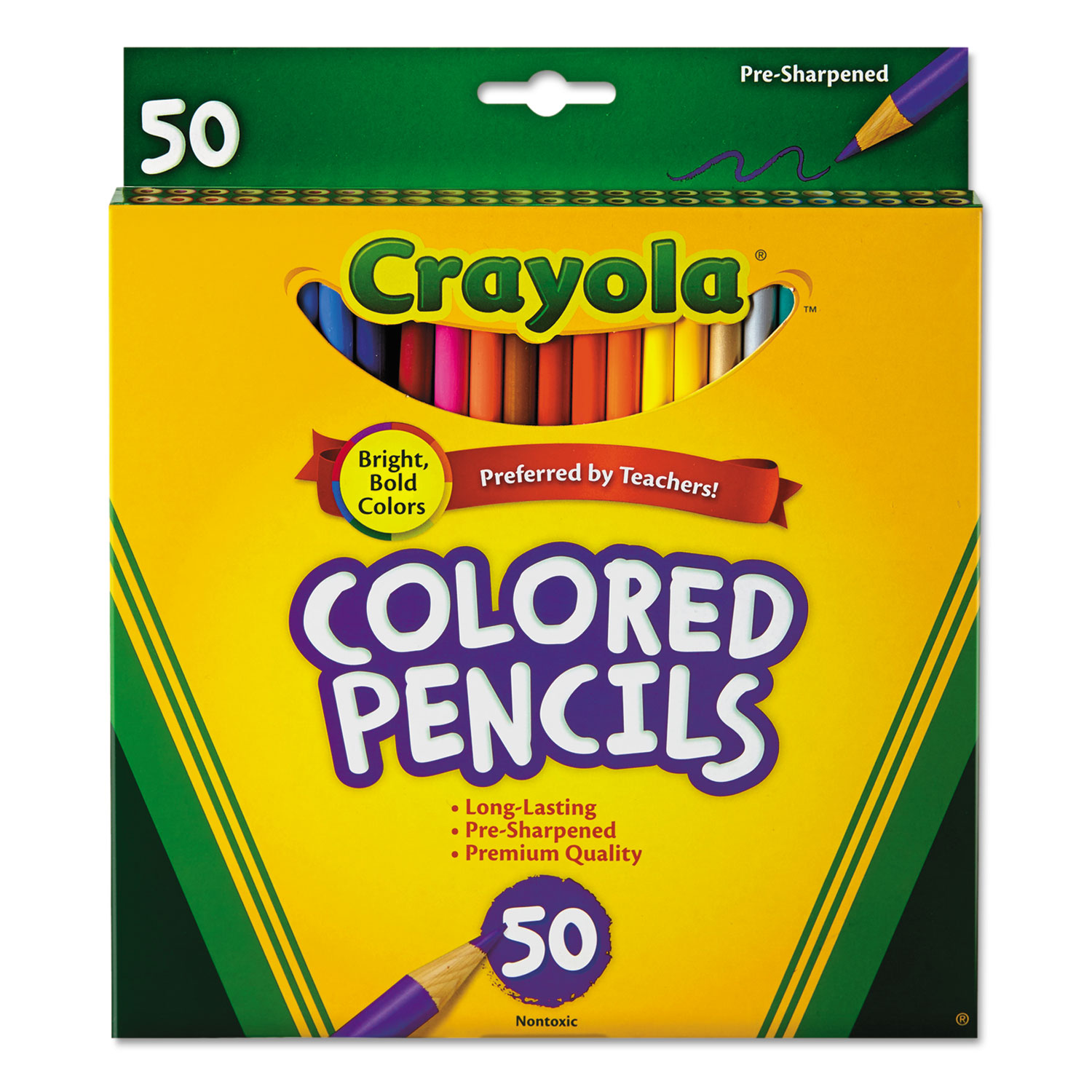 Crayola Presharpened Colored Pencils - CYO684050 