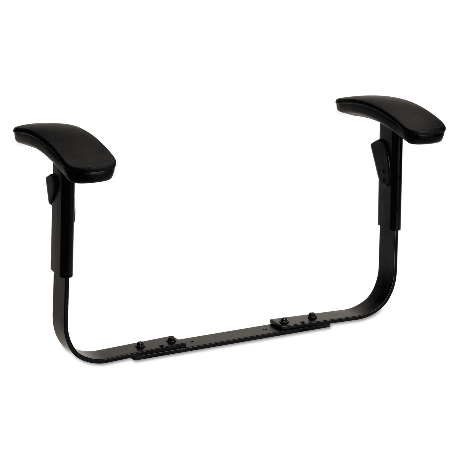 Optional Height-Adjustable T-Arms for HON ComforTask Series Swivel Task Chairs, Black, 2/Set Optional Height-Adjustable T-Arms for HON ComforTask Series Swivel Task Chairs, Black, 2/Set