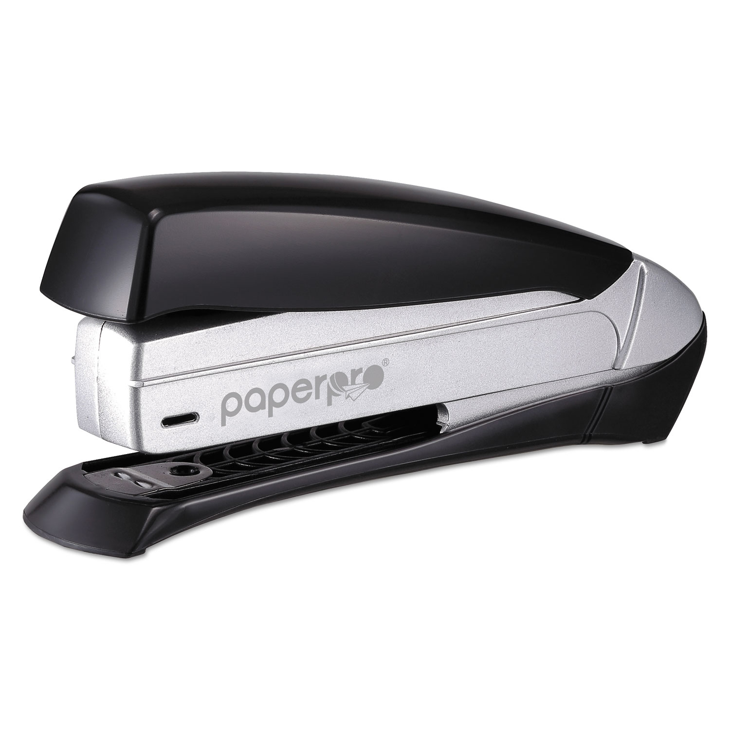 Bostitch® Spring-Powered Premium Desktop Stapler, 25-Sheet Capacity,  Black/Silver