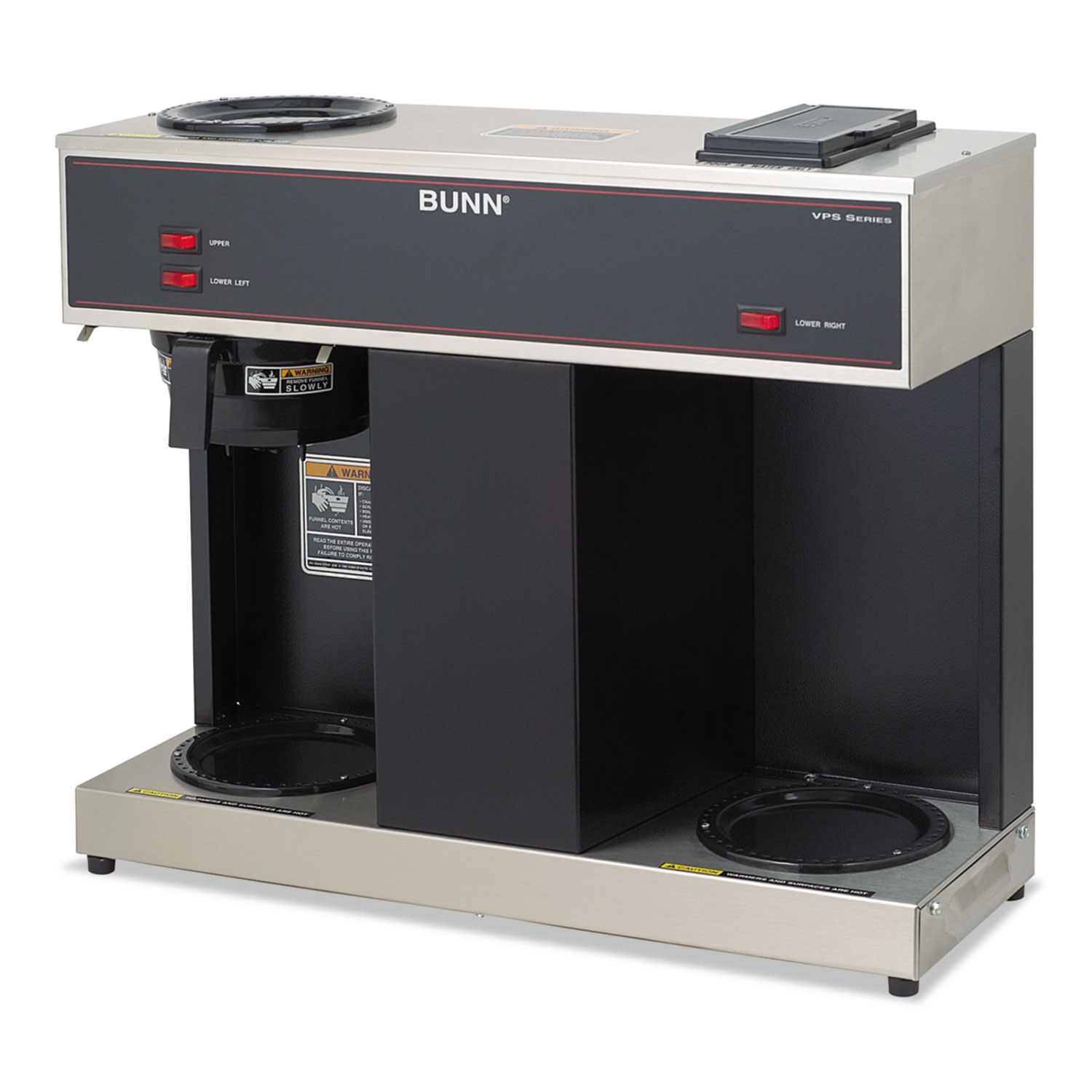 Pour-O-Matic Three-Burner Pour-Over Coffee Brewer by BUNN® BUNVPS