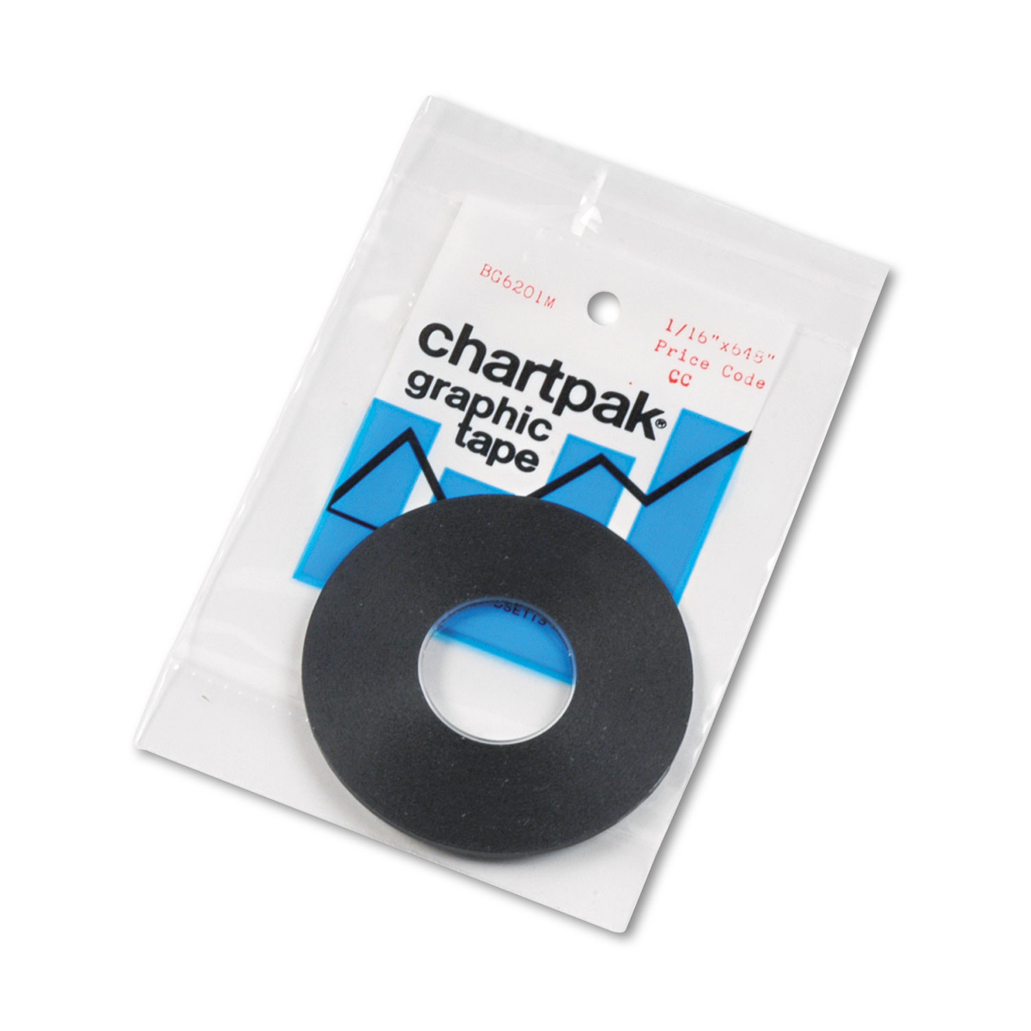  Tape1/8' 3 Pack 3 mm ' White Matte Chart Tape