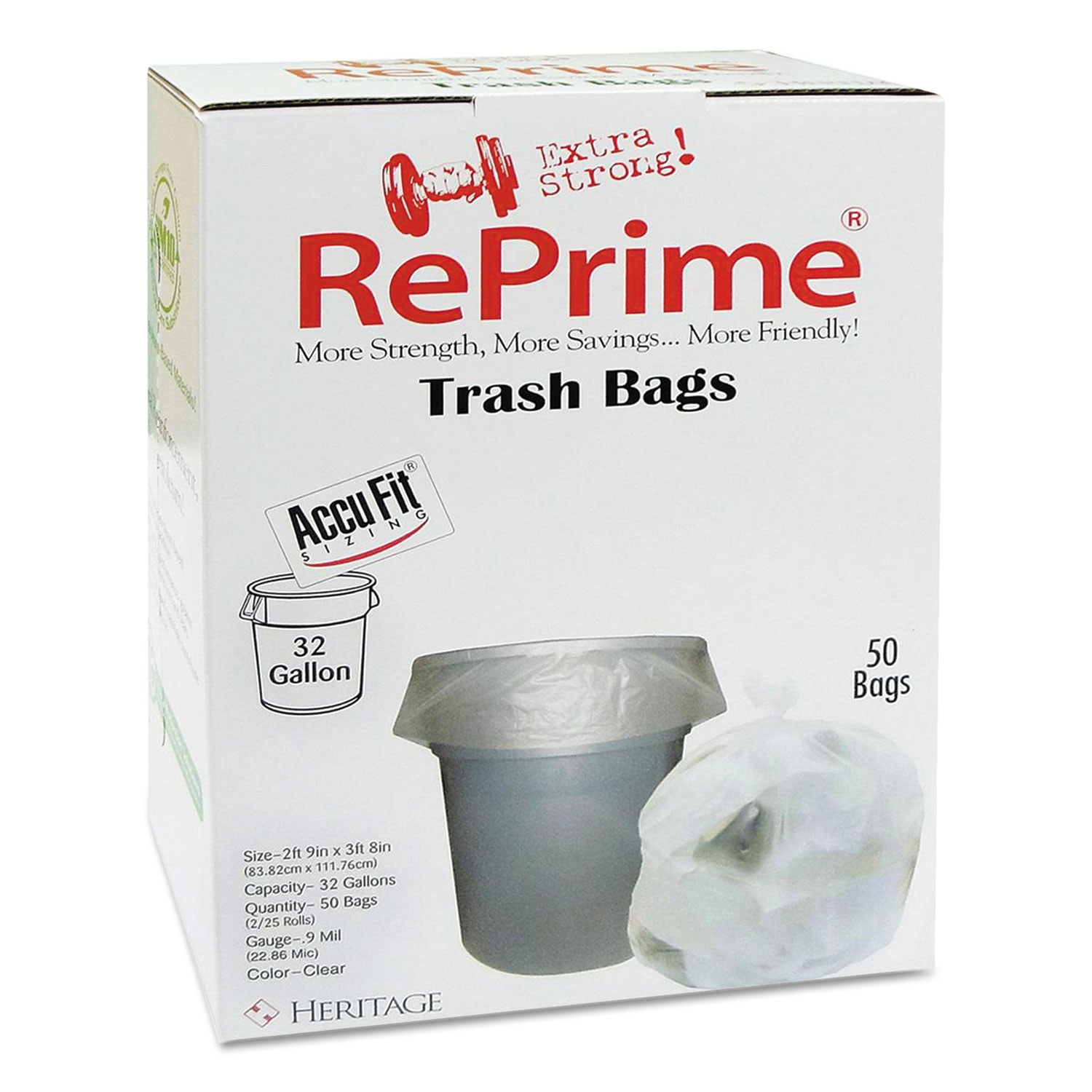 44 GALLONS CLEAR HIGH DENSITY TRASH BAGS , SOLD BY THE CASE