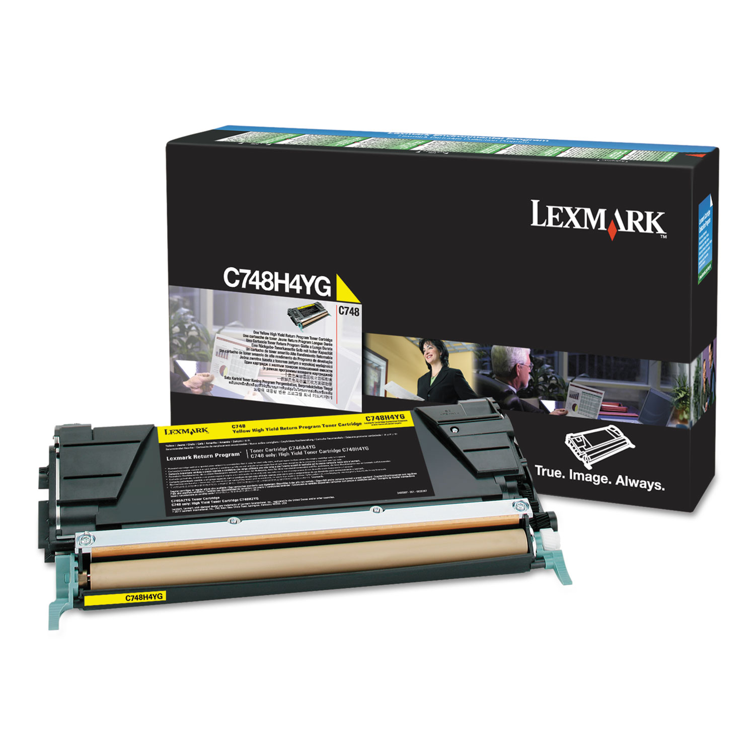 C748H1YG Return Program High-Yield Toner, 10,000 Page-Yield, Yellow, TAA Compliant C748H1YG Return Program High-Yield Toner, 10,000 Page-Yield, Yellow, TAA Compliant