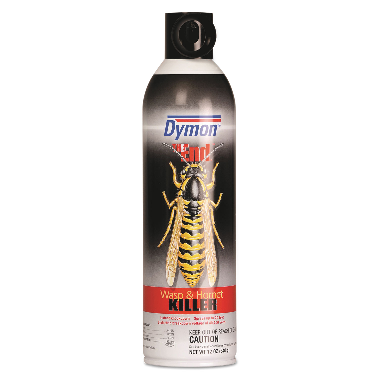 THE END. Wasp and Hornet Killer, 12 oz Aerosol Spray, 12/Carton THE END. Wasp and Hornet Killer, 12 oz Aerosol Spray, 12/Carton