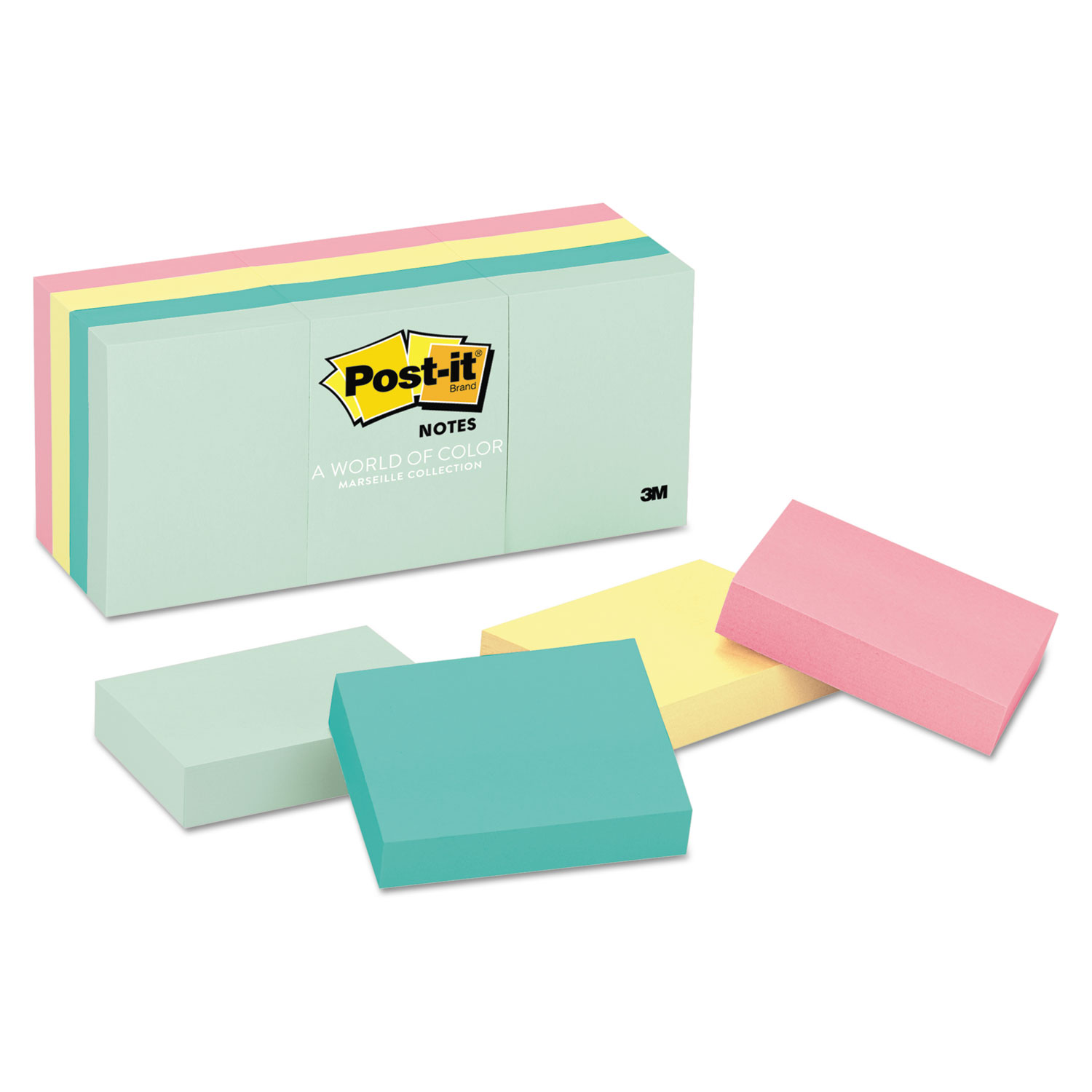 Post it Pop Up Notes 3 in x 3 in 18 Pads 100 SheetsPad Clean Removal Floral  Fantasy Collection - Office Depot