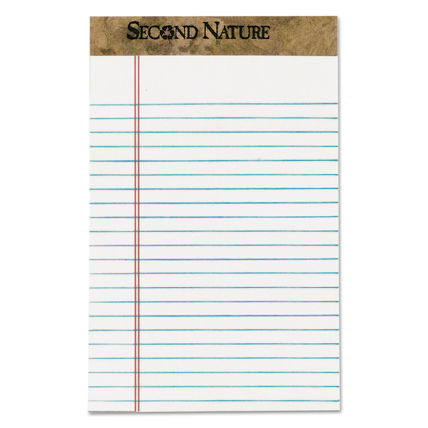 Second Nature Premium Recycled Ruled Pads, Narrow Rule, 50 White 5 x 8 Sheets, Dozen Second Nature Premium Recycled Ruled Pads, Narrow Rule, 50 White 5 x 8 Sheets, Dozen