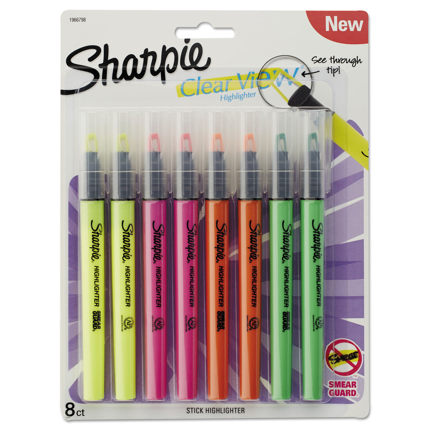 Sharpie Smear Guard Blade Highlighter - LD Products