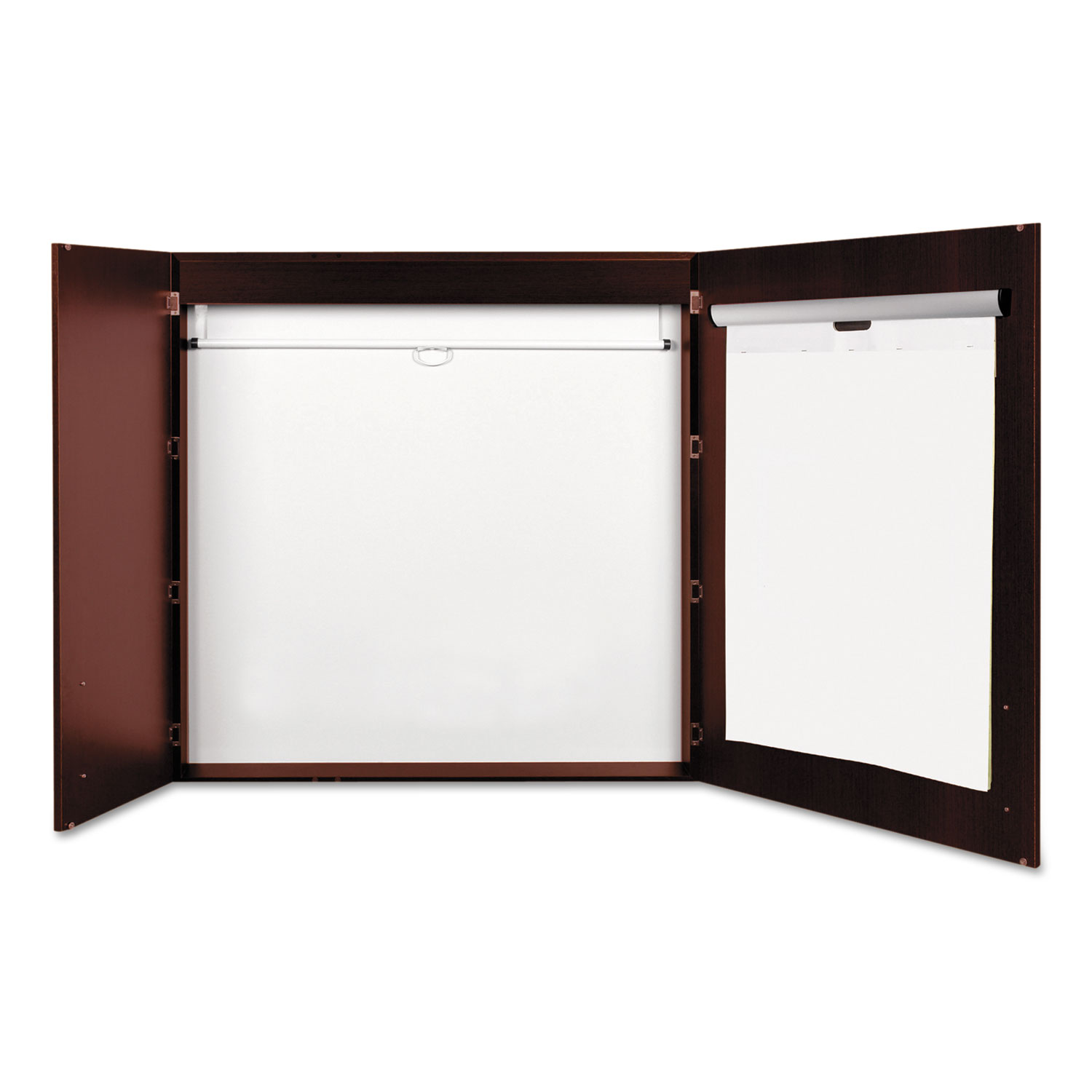 MasterVision 2-door Cherry Conference Cabinet - 48 MasterVision 2-door Cherry Conference Cabinet - 48