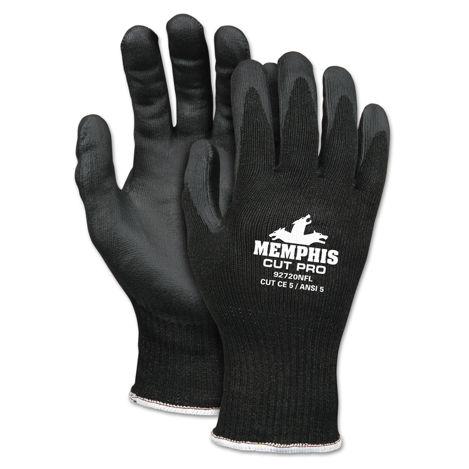 Cut Pro 92720NF Gloves, X-Large, Black, HPPE/Nitrile Foam Cut Pro 92720NF Gloves, X-Large, Black, HPPE/Nitrile Foam